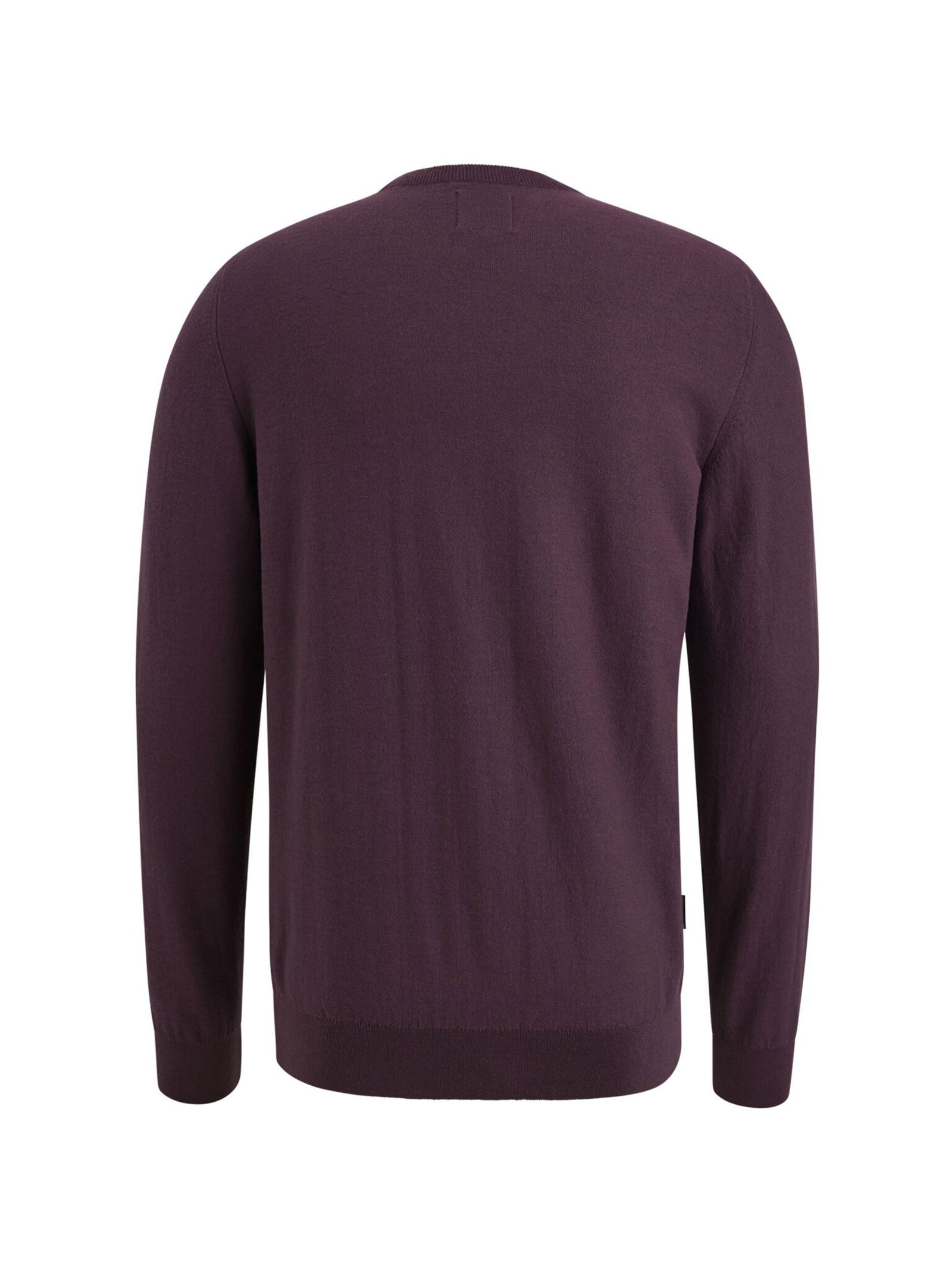 PME Legend |  PME Legend Sweatshirt Pullover "R-neck cotton knit" | XXL | plum perfect