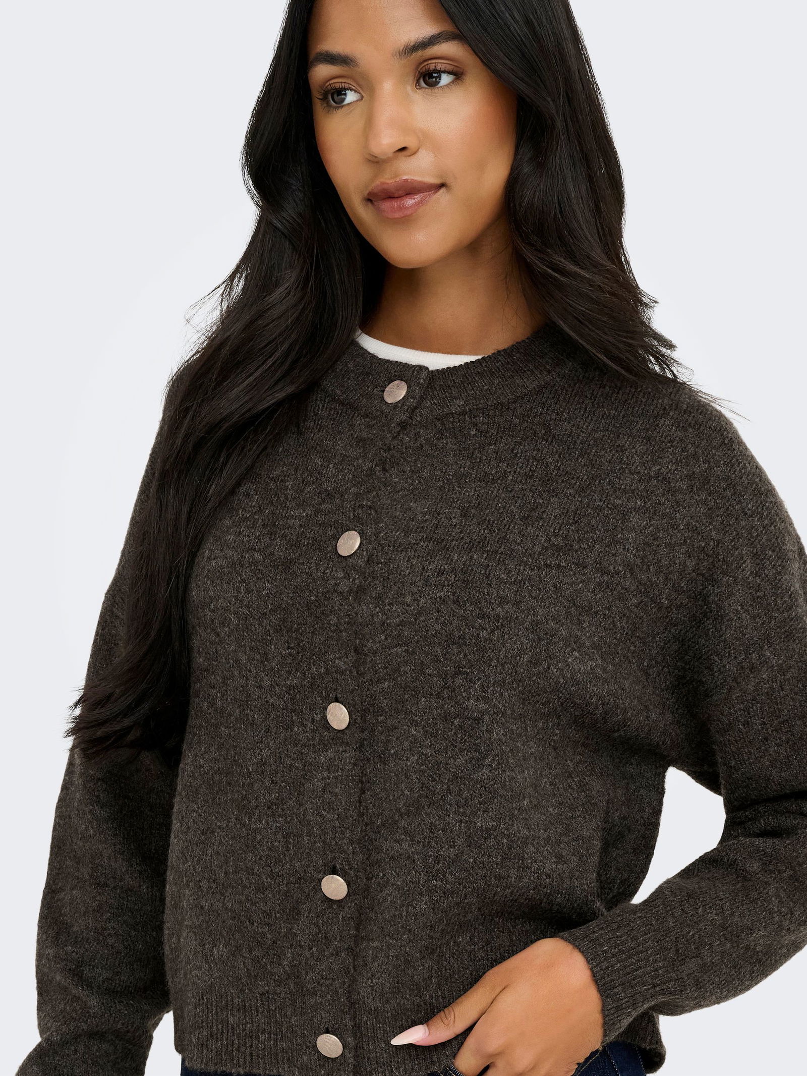 JDY | JDY Strickjacke | Cardigan | L | slate black