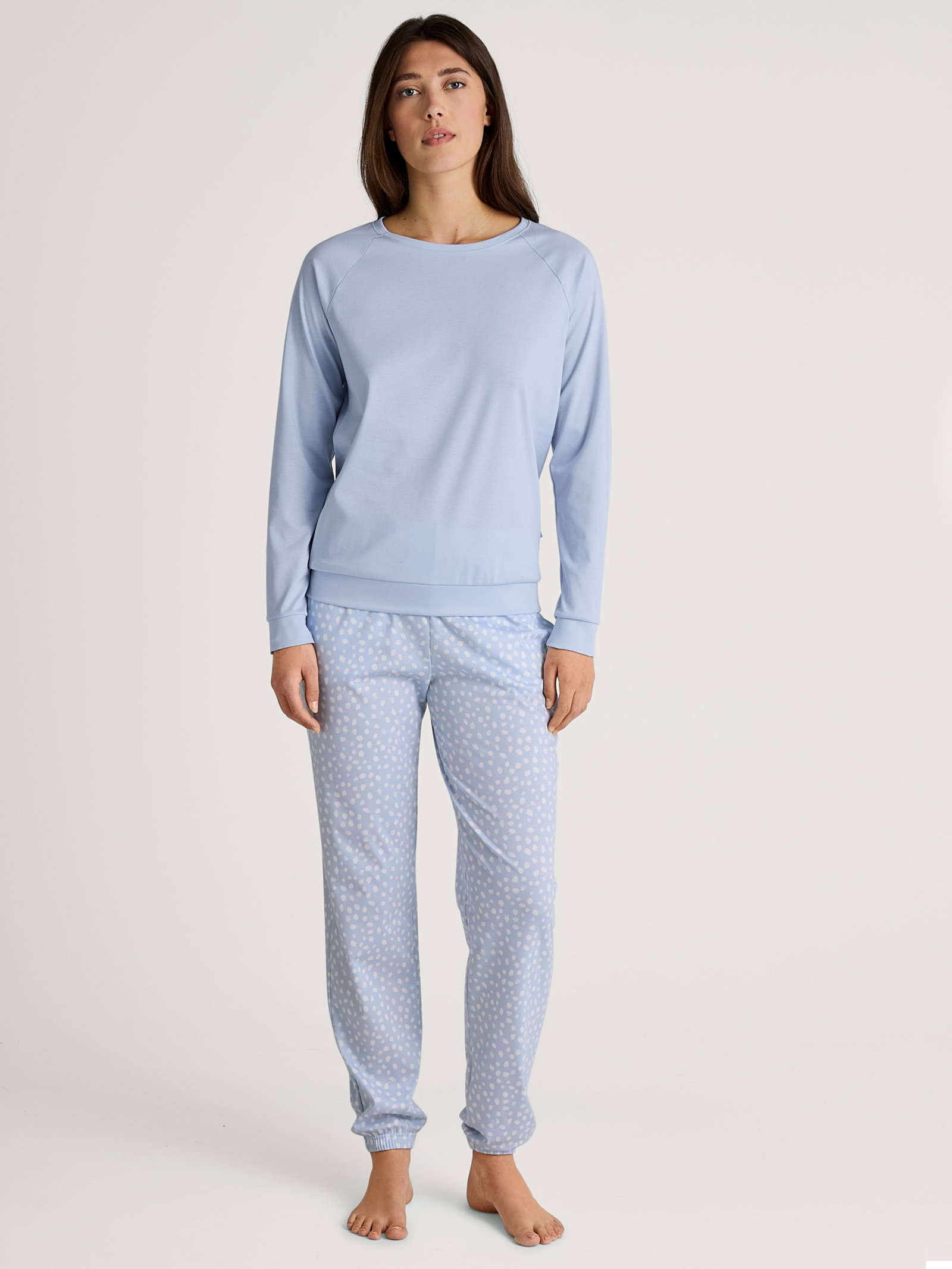 DAMEN Shirt langarm, harmony blue #12