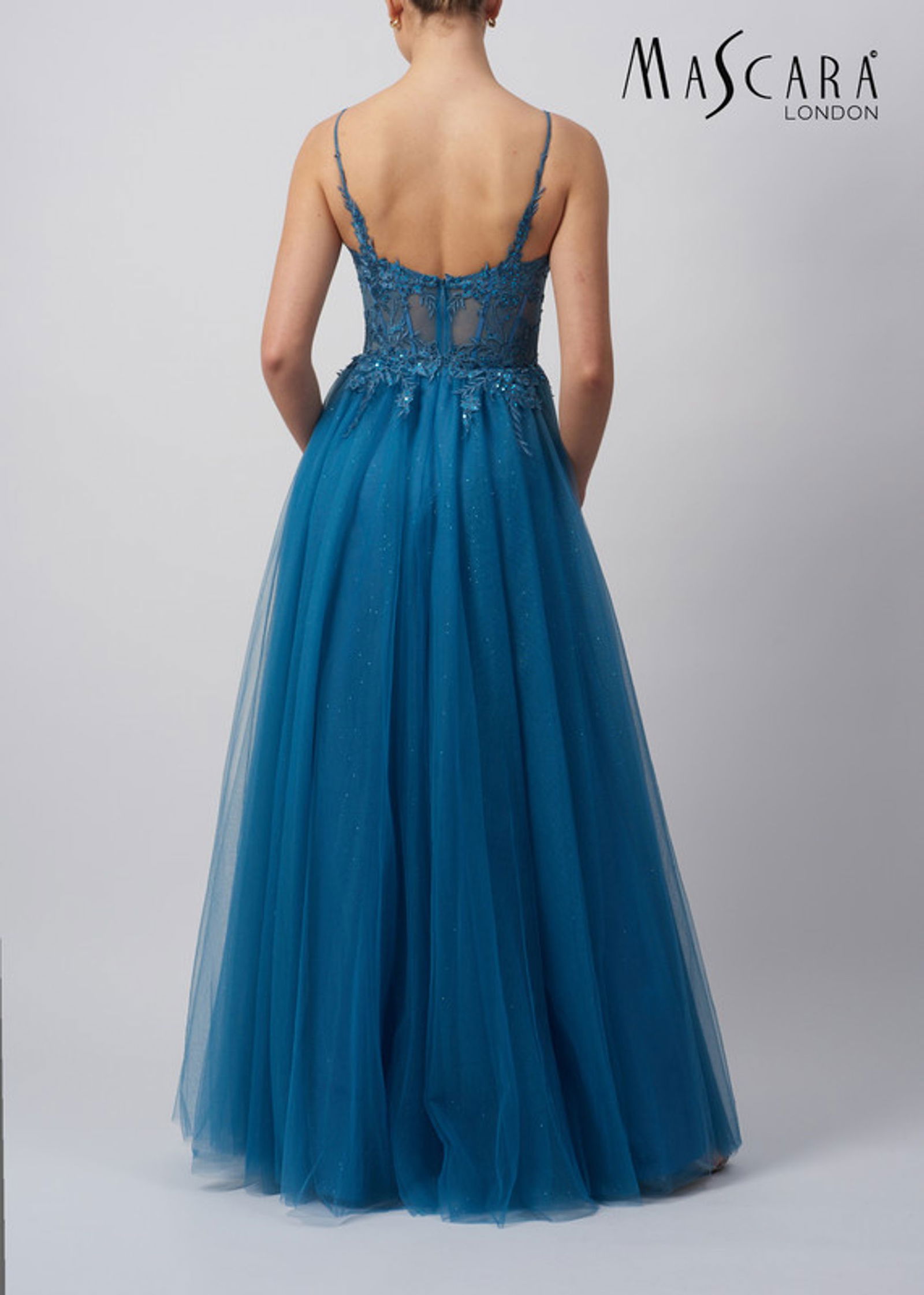 Mascara |  Mascara Langes Kleid  | 38 | chambray