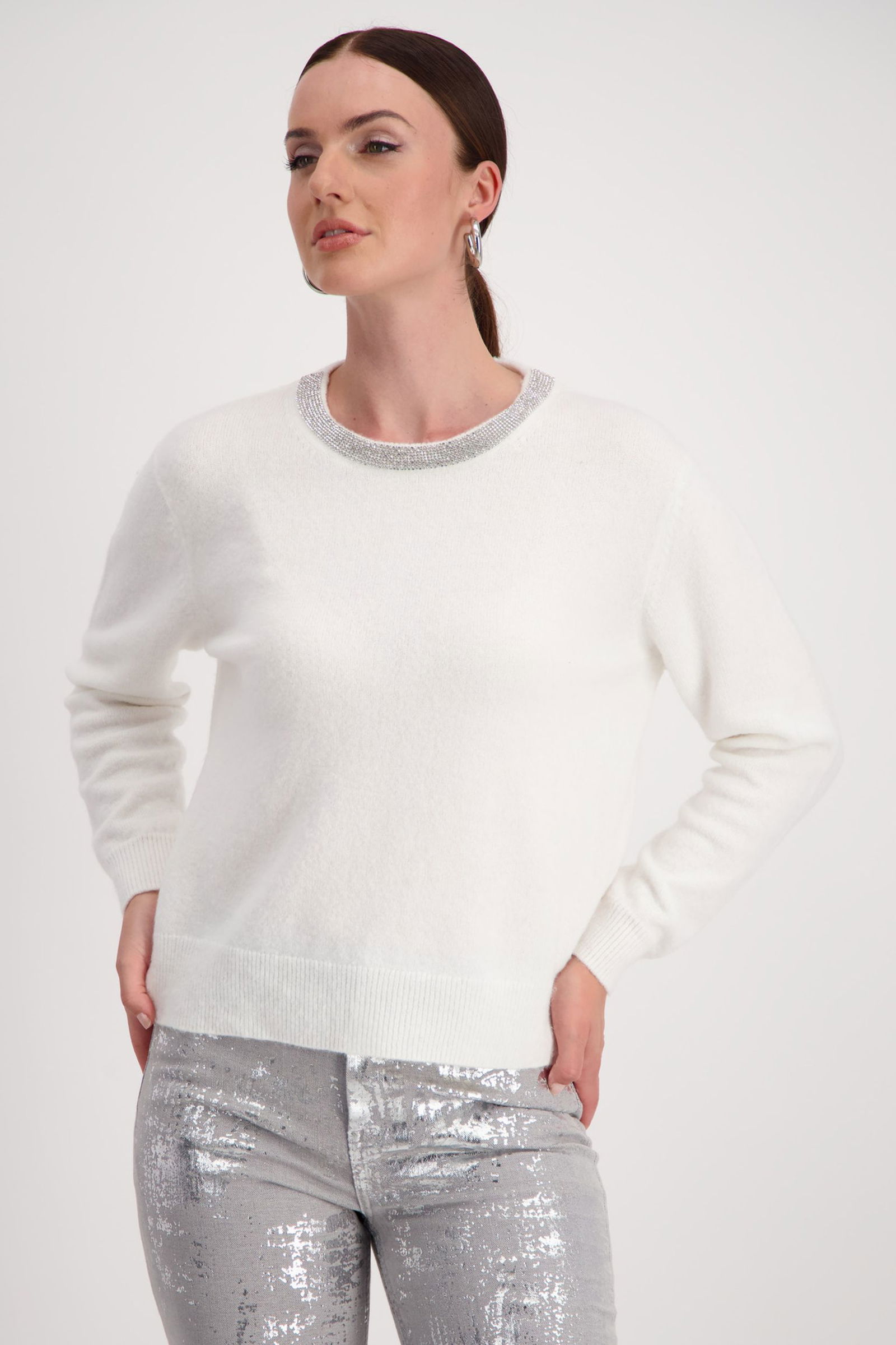 b62bc65652473546494a67e5b8e65004 Monari | Monari Pullover | 44 | off-white