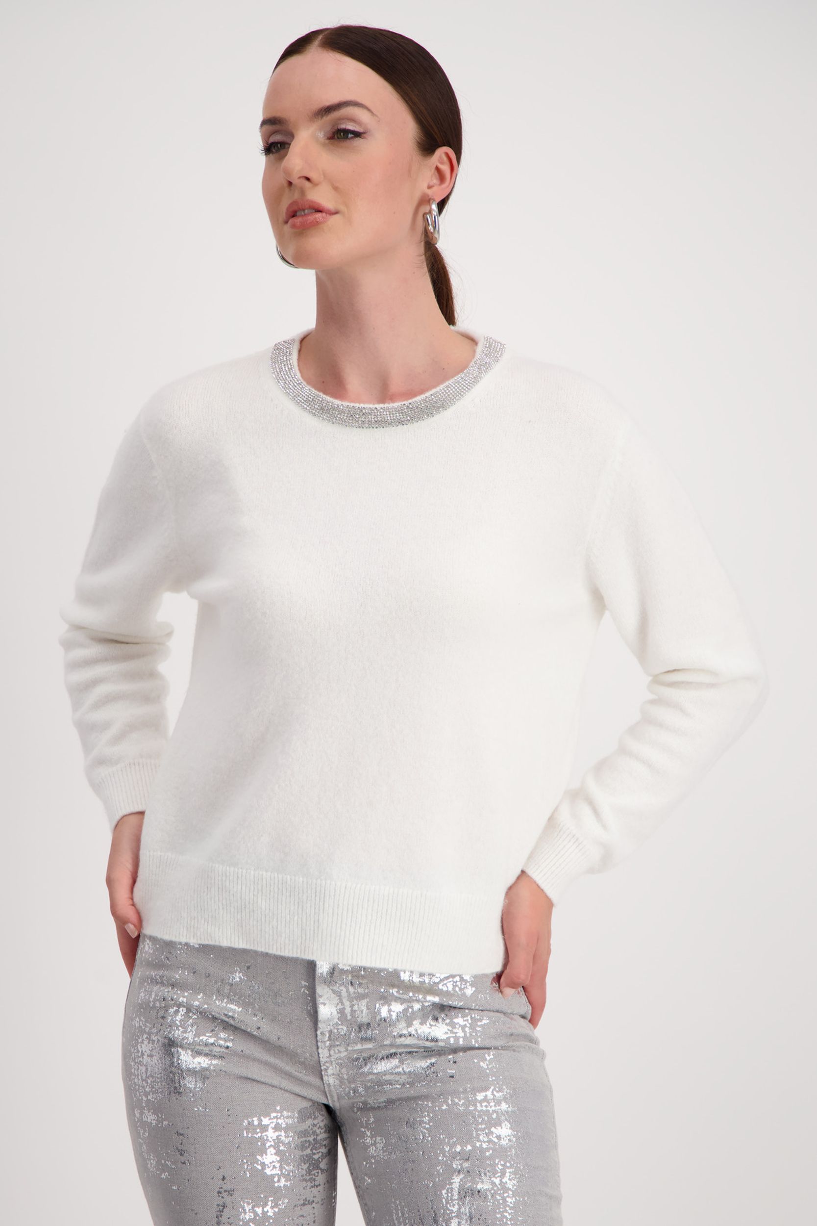 Monari |  Monari Pullover  | 44 | off-white