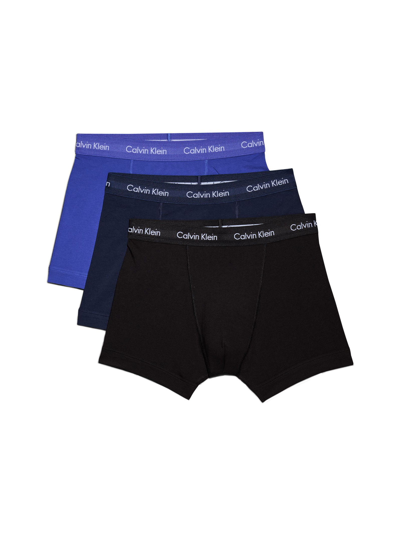 Calvin Klein |  Calvin Klein 3er Pack Boxershorts "Cotton Classics" | M | 1 black / 1 coblt water / 1 blue sh