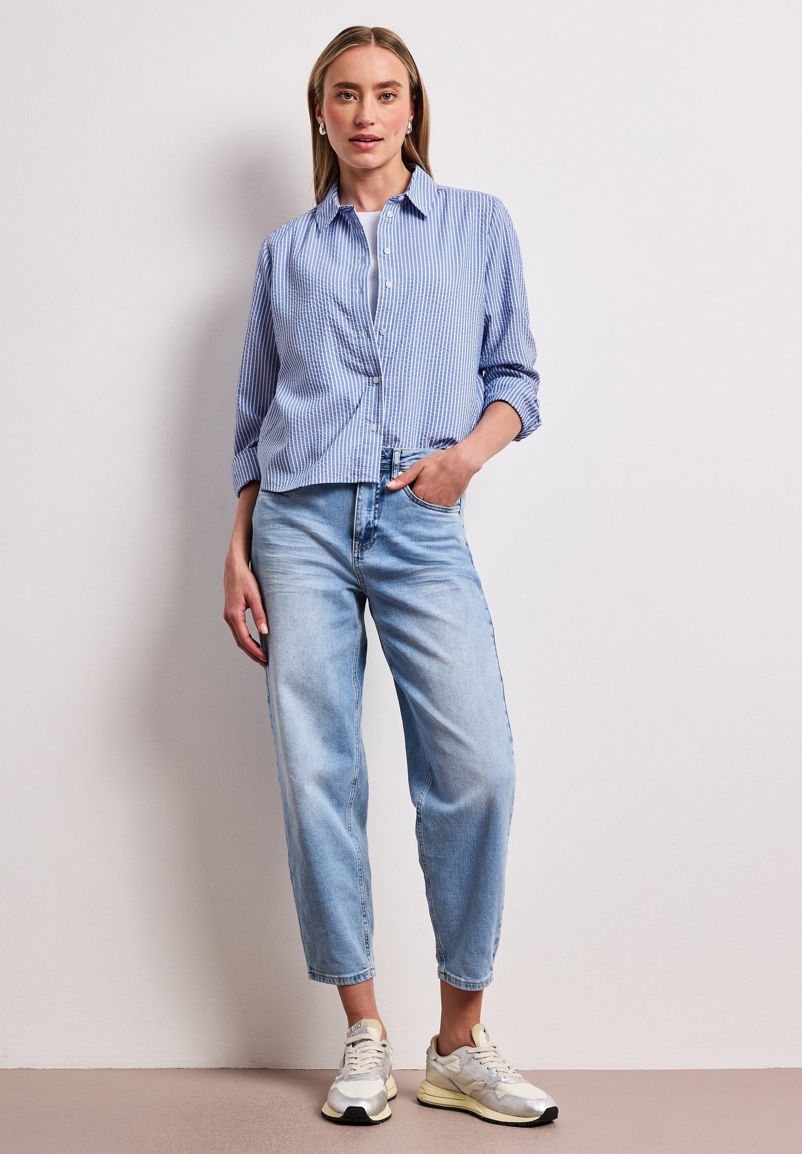 Street One |  Street One Hemdbluse  | 44 | original blue