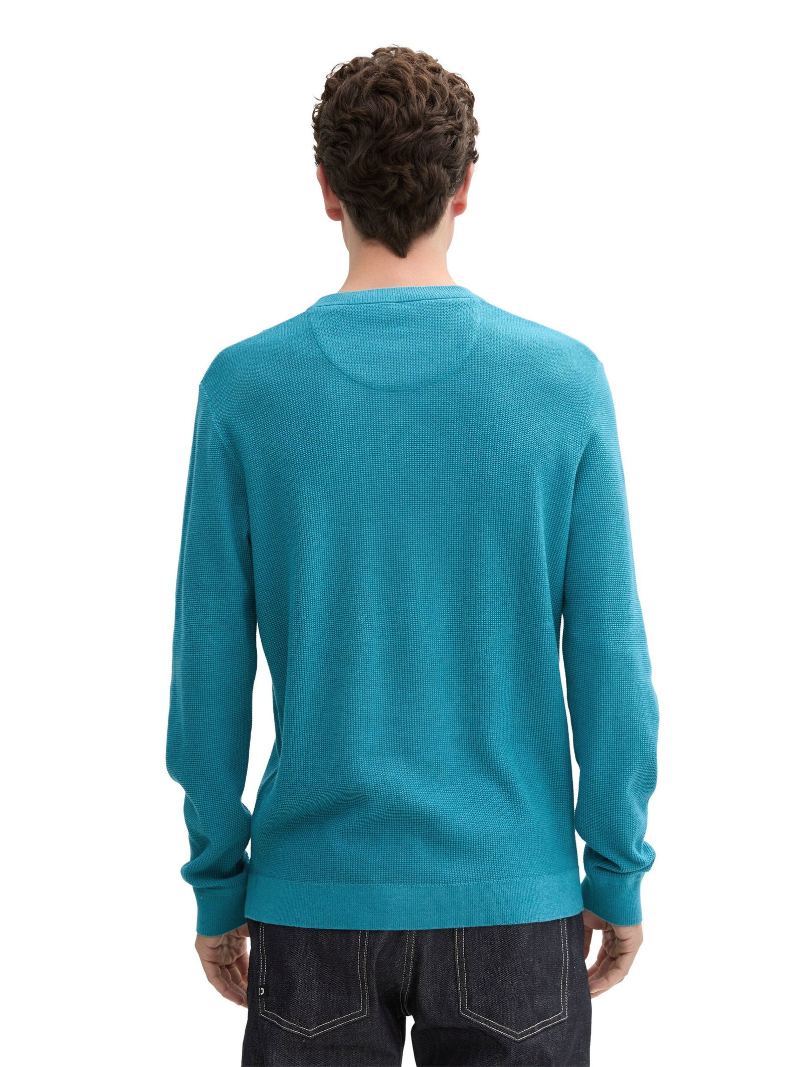 Tom Tailor | Tom Tailor Pullover | XXXL | turquoise blue melange