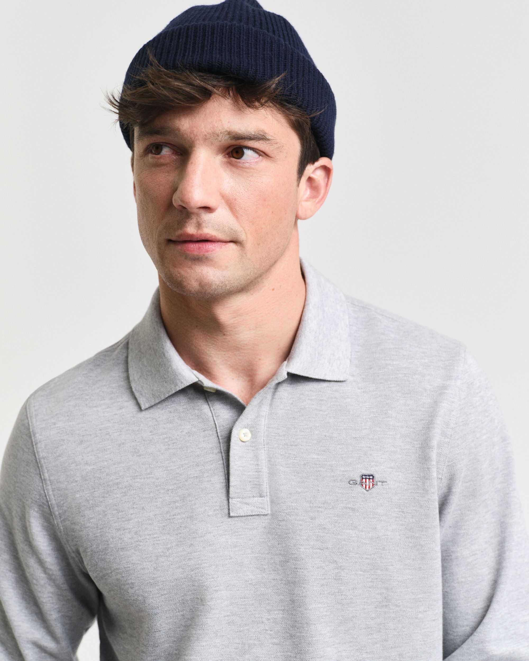 Gant |  Gant Longsleeve  | M | grey melange