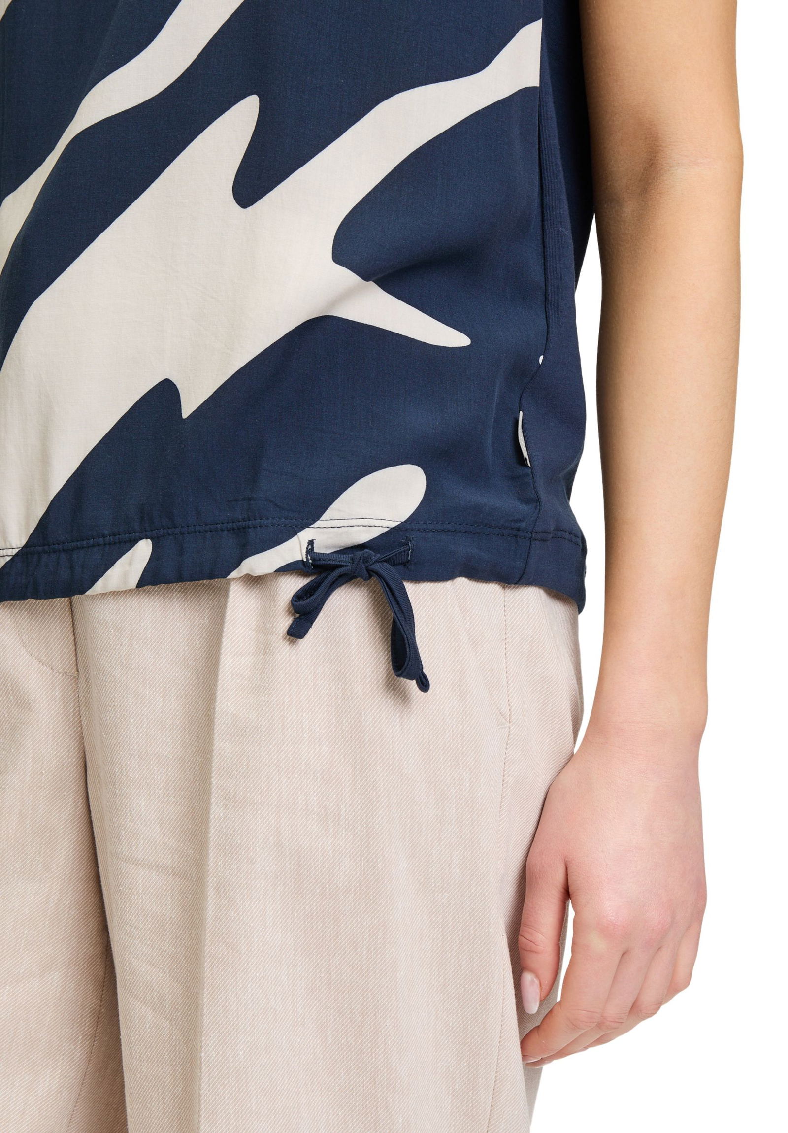 Betty & CO |  Casual-Shirt | M | dark blue/nature