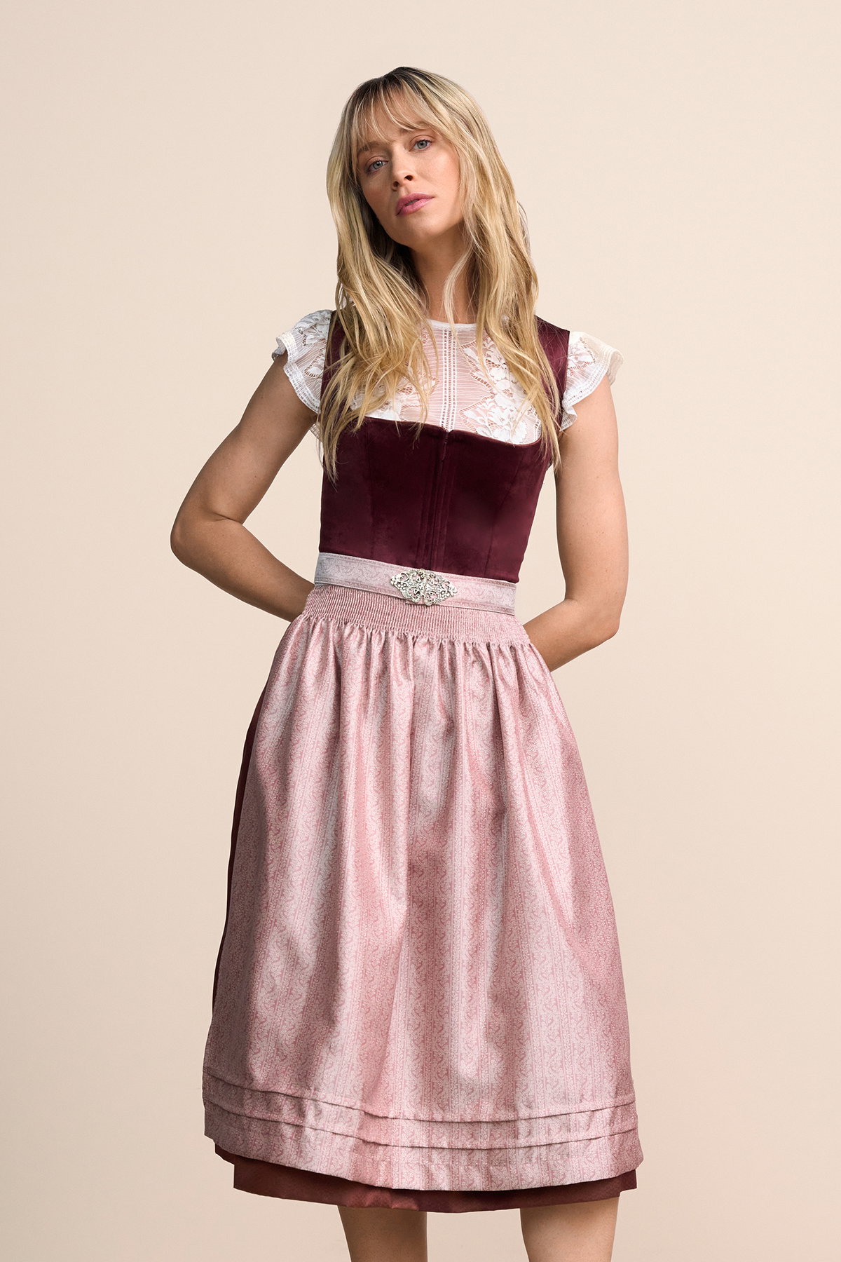 Krüger Madl Dirndl Mididirndl Aurela 70cm #1