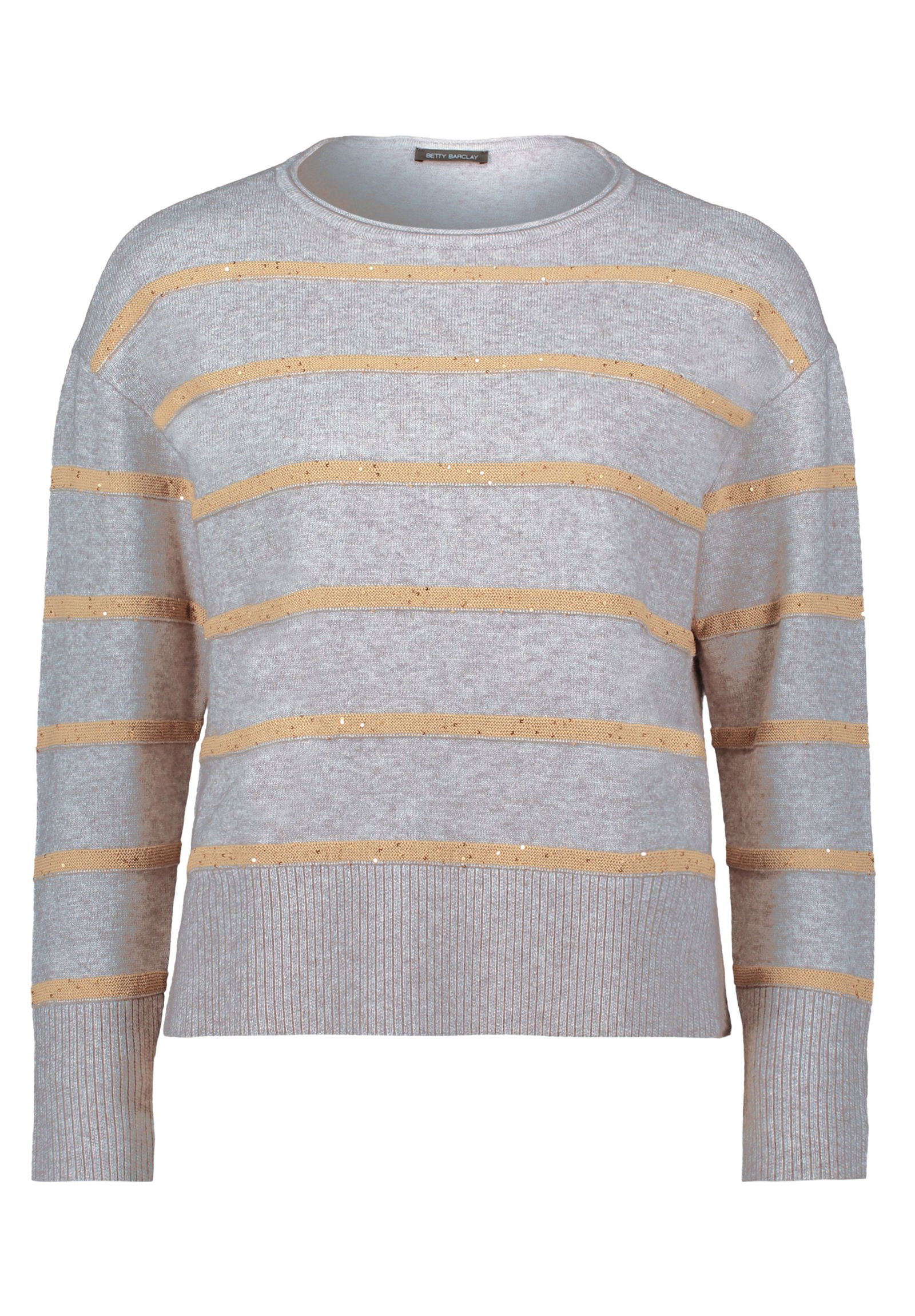 3a1bfdf49487c74645a2a827571f5d5b Betty Barclay | Betty Barclay Pullover | 46 | patch grey/beige