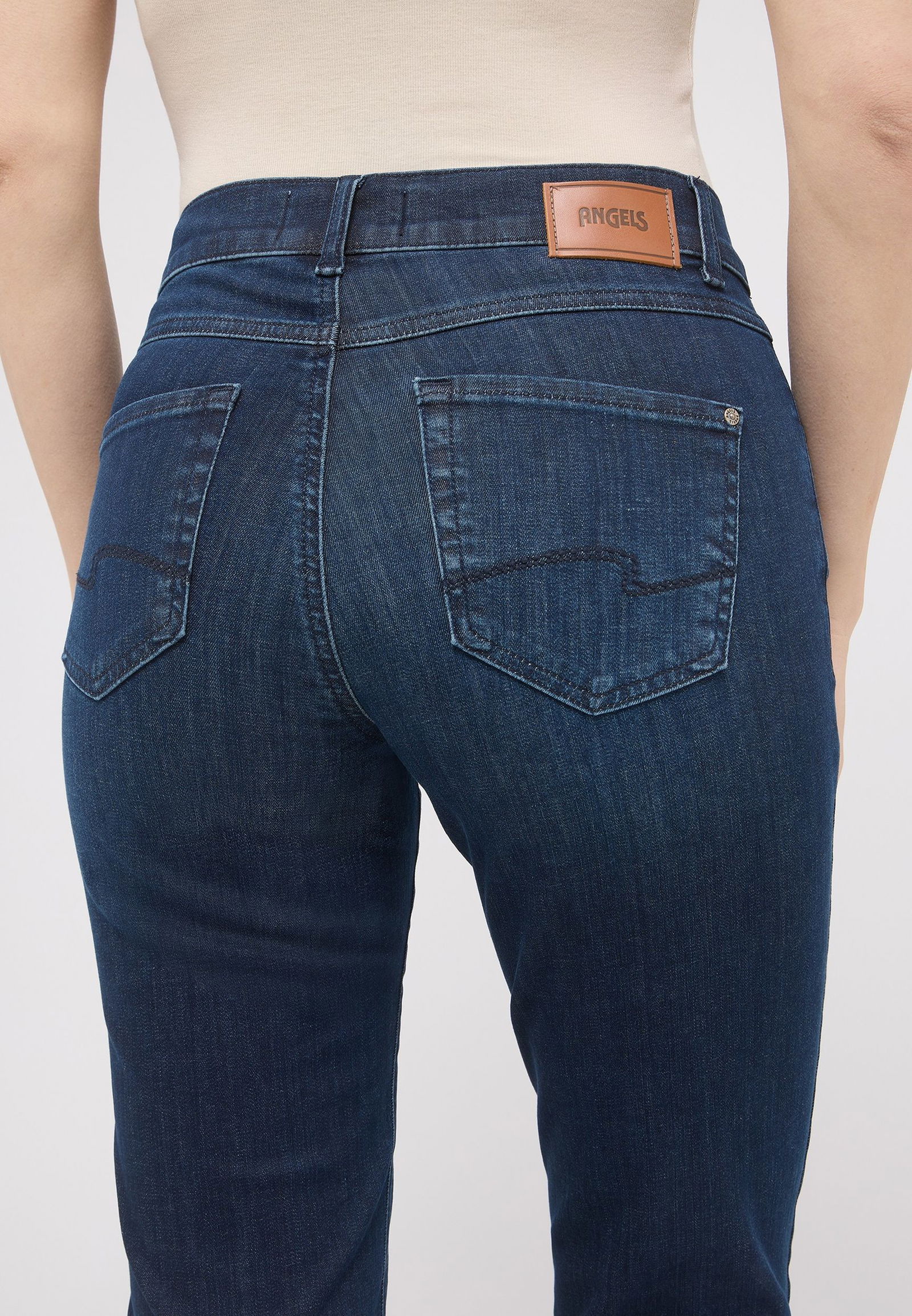 Angels | Angels Straight Leg Jeans "Dolly 3.0" | 40/32 | dark indigo used