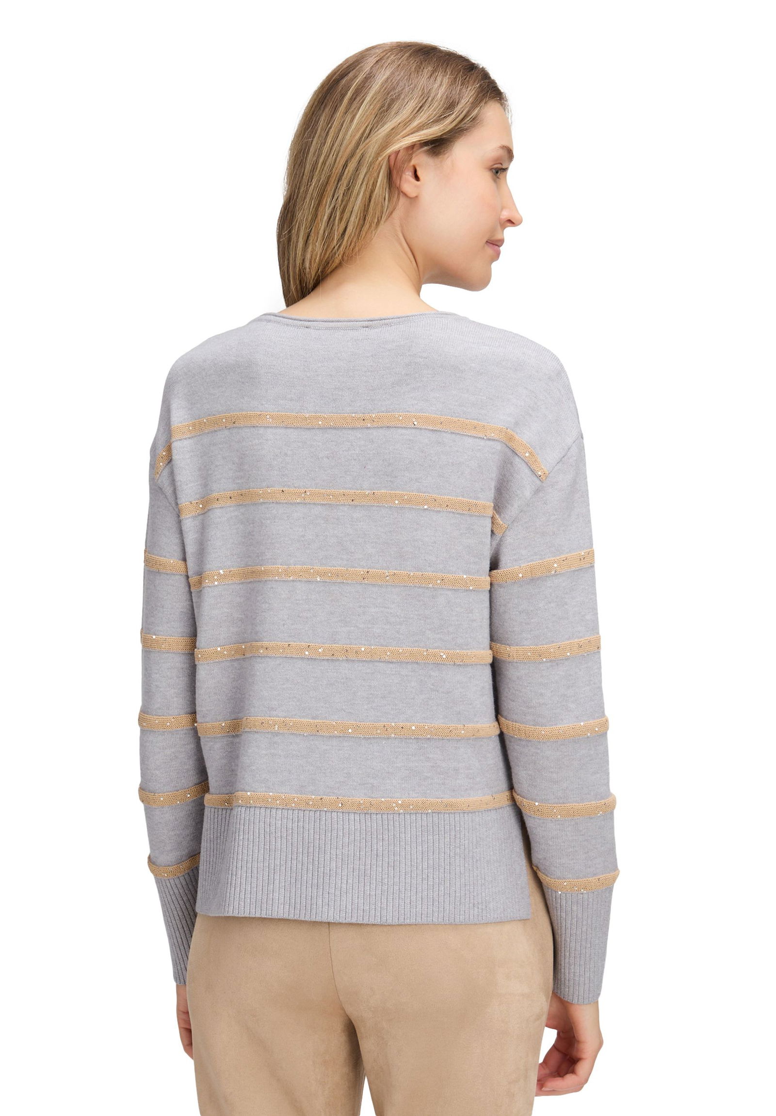 Betty Barclay | Betty Barclay Pullover | 46 | patch grey/beige