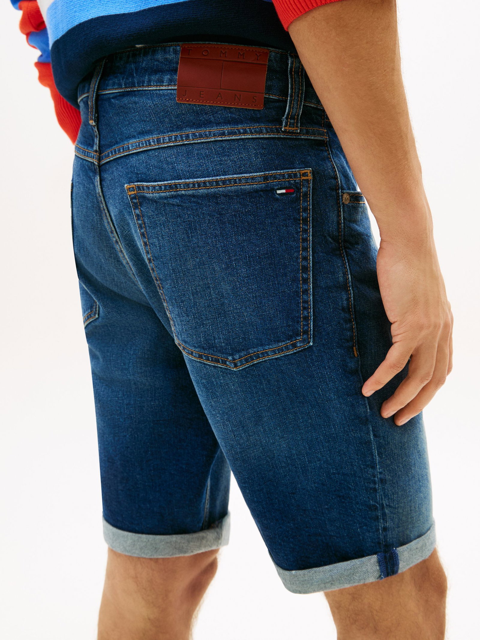 4e5e05f36898f28b74aa2467f57210f7 Tommy Jeans | Tommy Jeans Shorts | 36/NI | aspen dark blue stretch