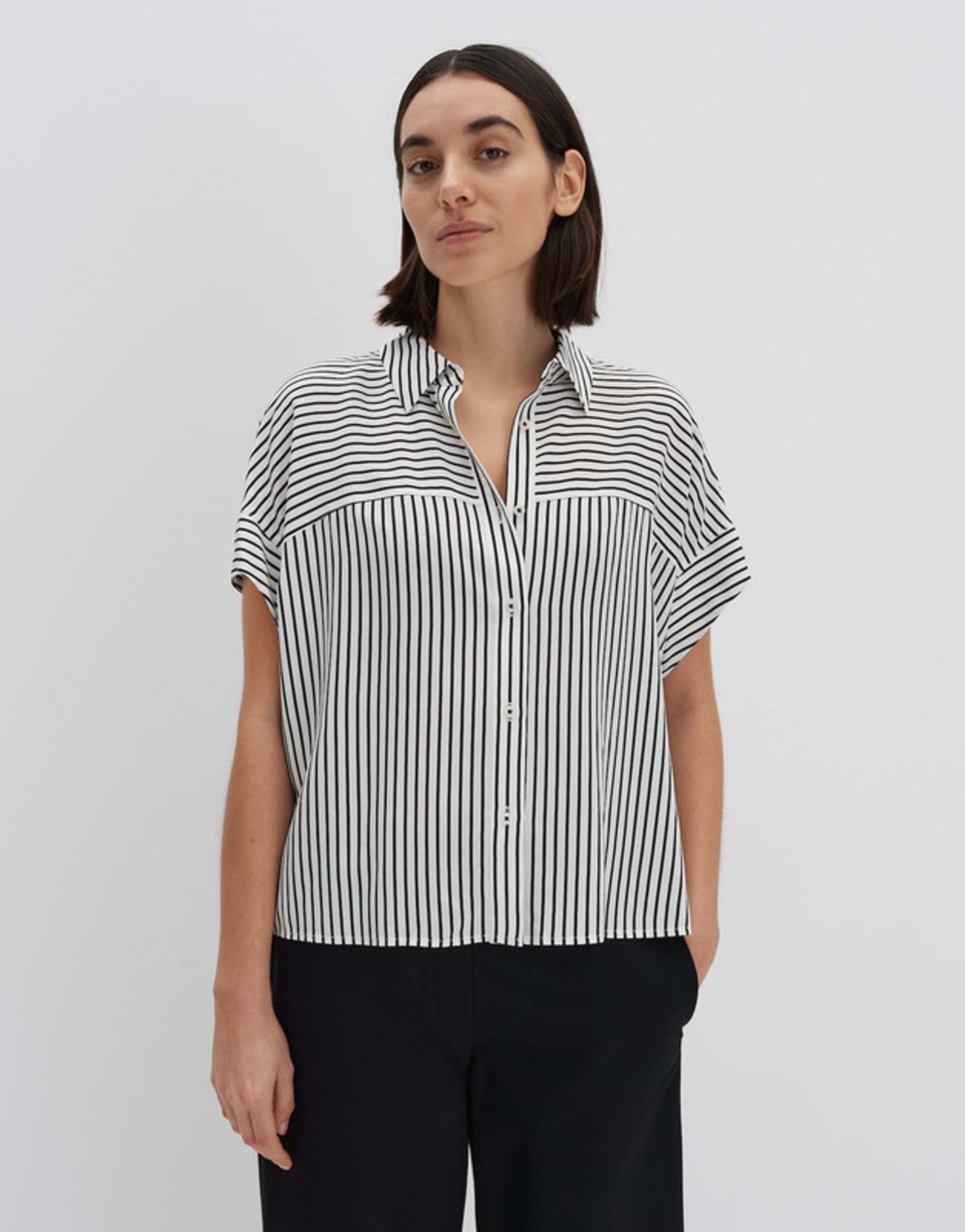 Someday |  Someday Druckbluse  | 40 | black