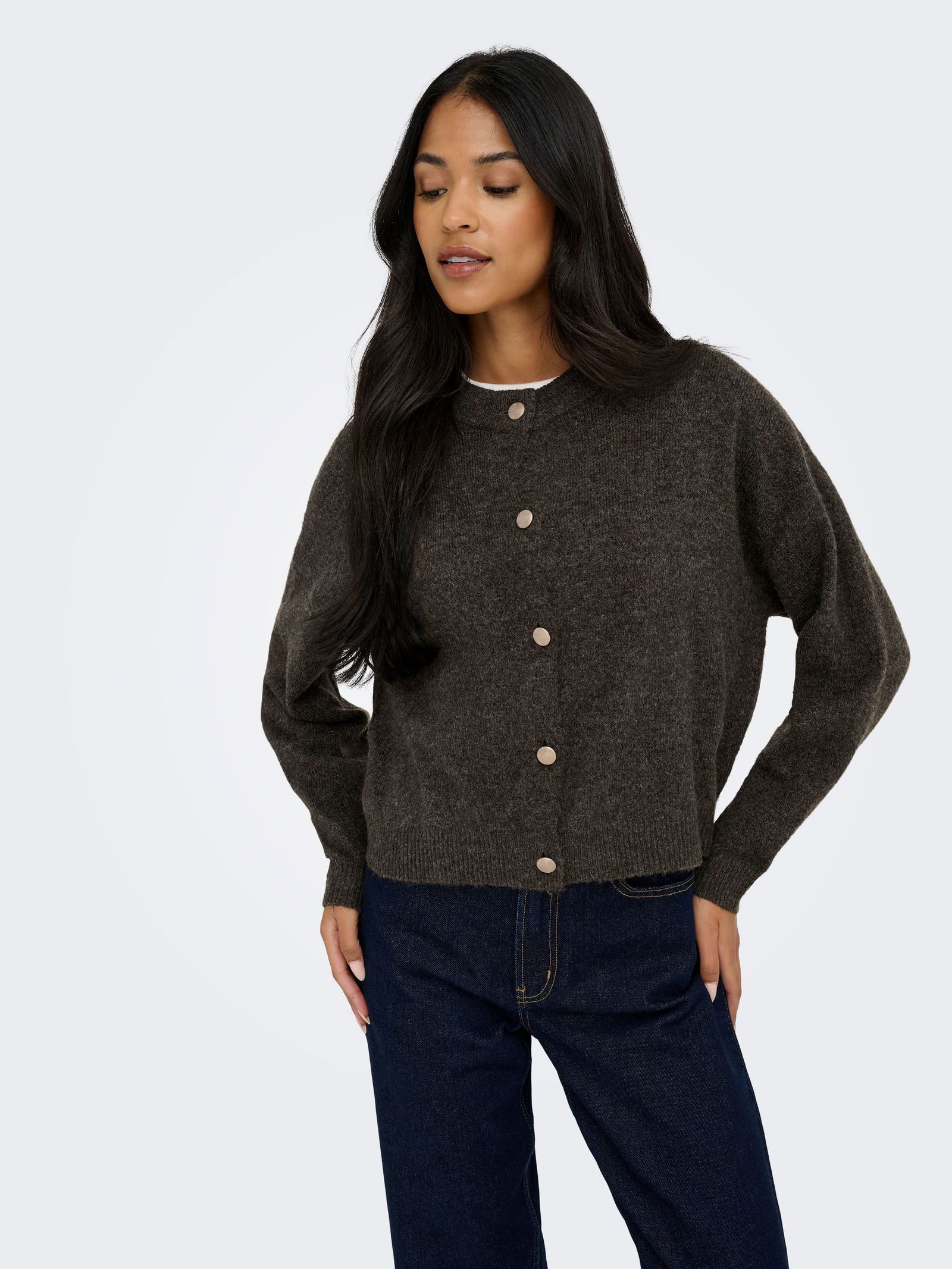 JDY | JDY Strickjacke | Cardigan | L | slate black