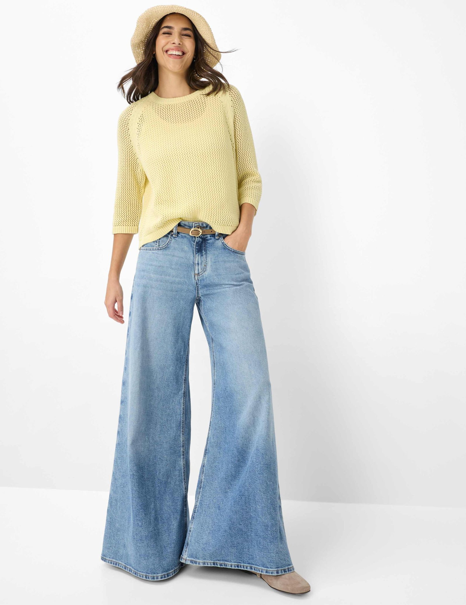 Brax |  Brax Shirt  | 42 | limoncello