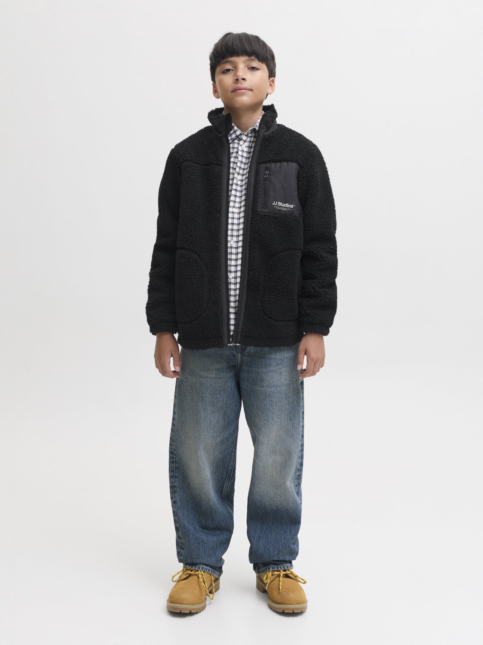 JJESOHO TEDDY JACKET AW26 JNR, Black #5
