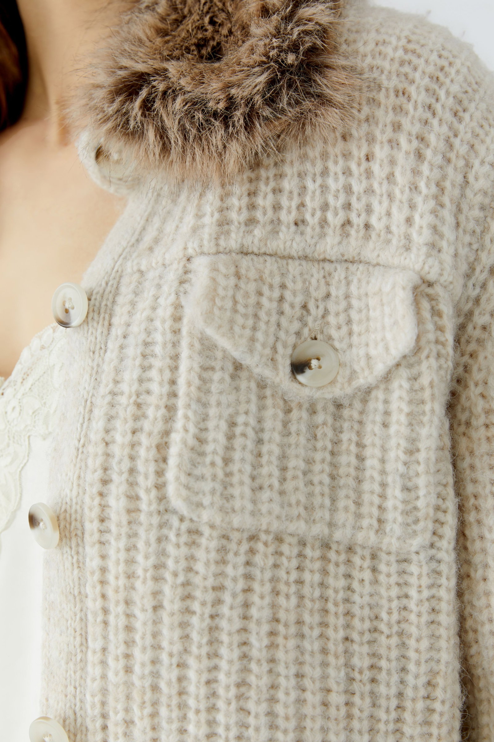 Jacke, light beige mel #3