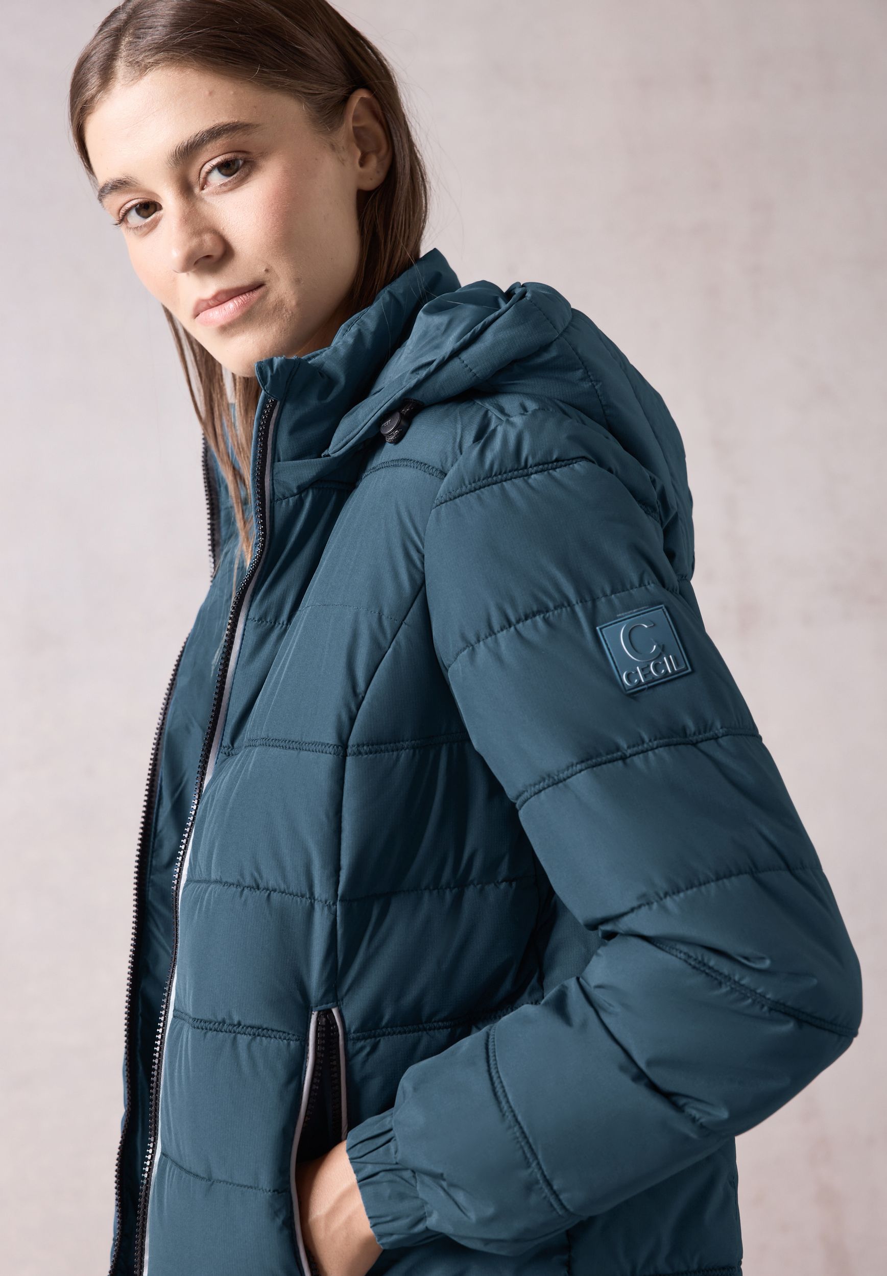 CECIL |  CECIL Funktionsjacke  | XXL | dull teal blue