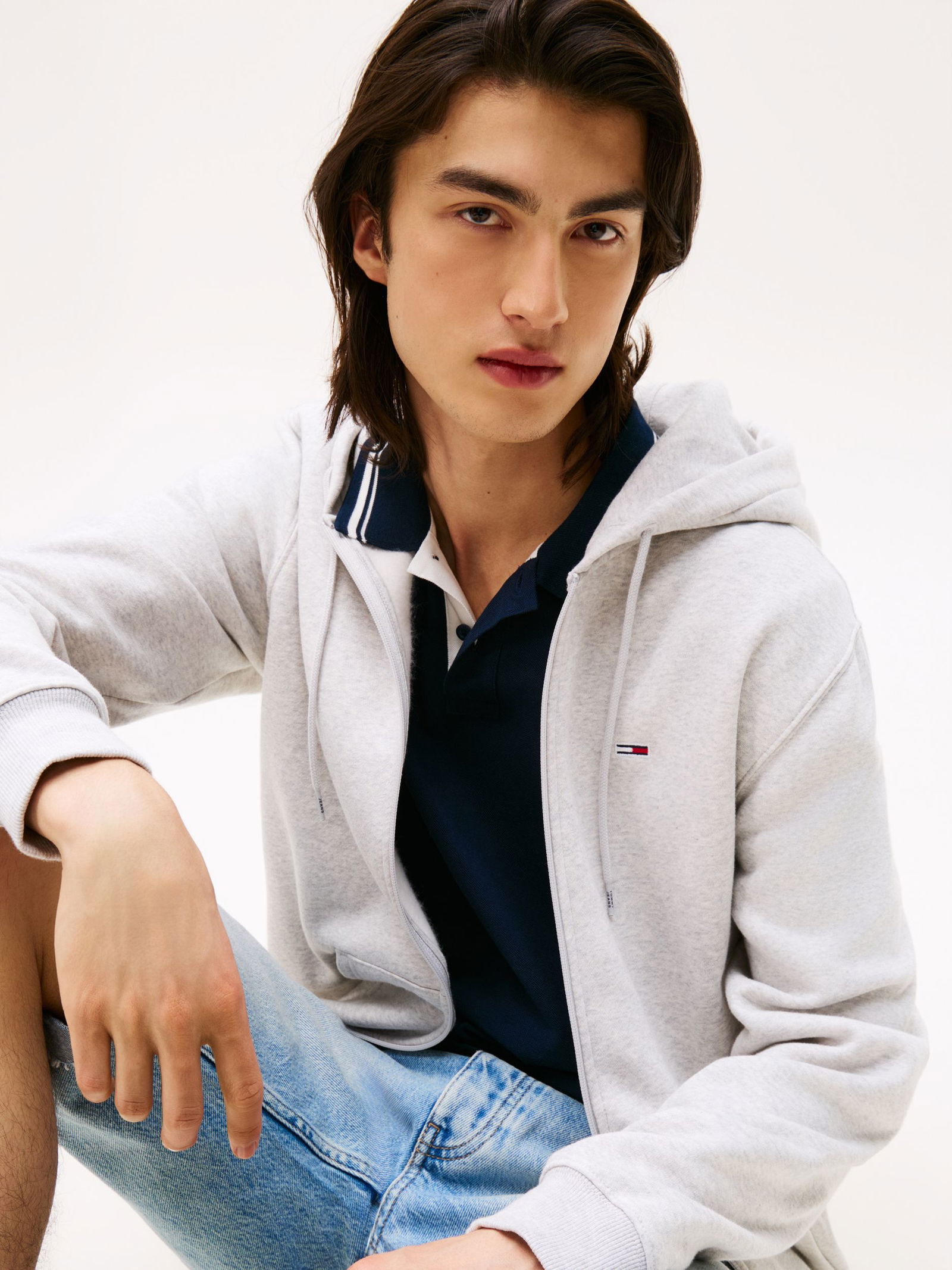 Tommy Jeans |  Tommy Jeans Sweatjacke  | XXXL | new charcoal