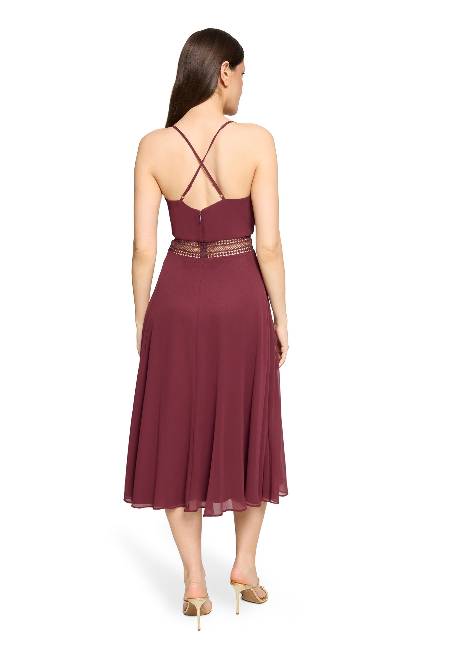 Kleid Kurz ohne Arm, Deep Dahlia #4