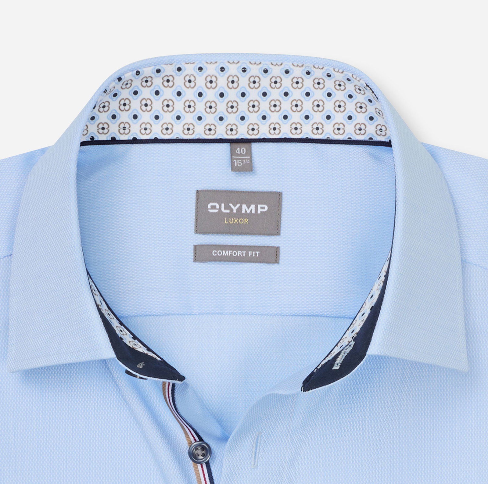 Olymp |  Olymp Hemd Modern Fit  | 47 | bleu