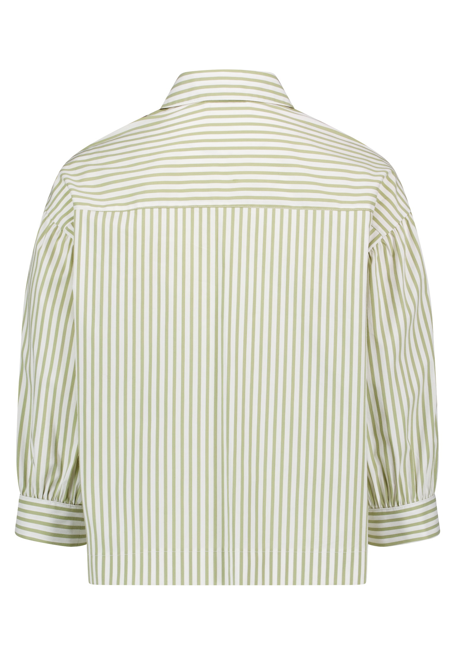 Bluse Kurz 3/4 Arm, Cream/Khaki #2