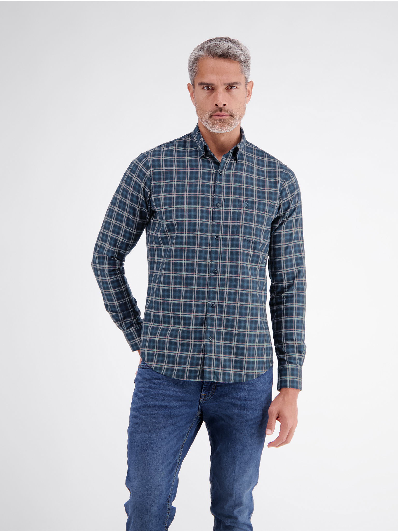 HEMD 1/1 ARM, CLASSIC NAVY #3
