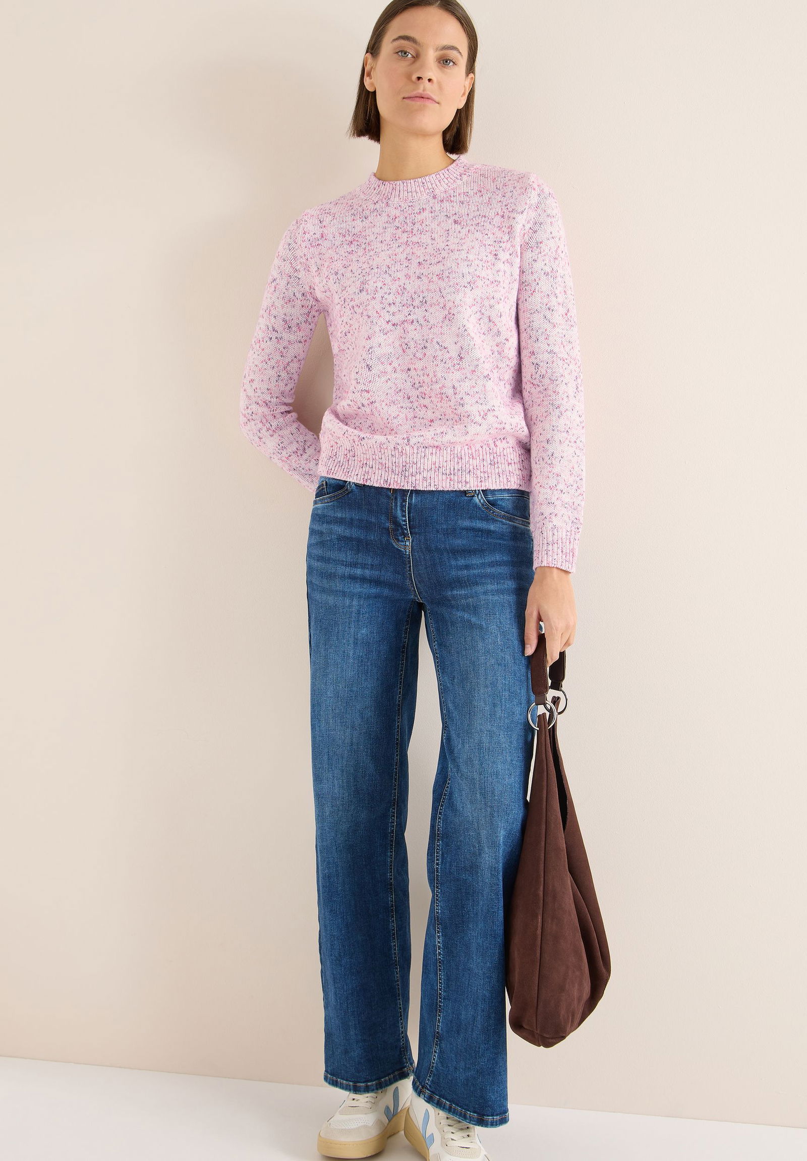  | Space dye pullover, dark blossom melange | L | 11231_16965