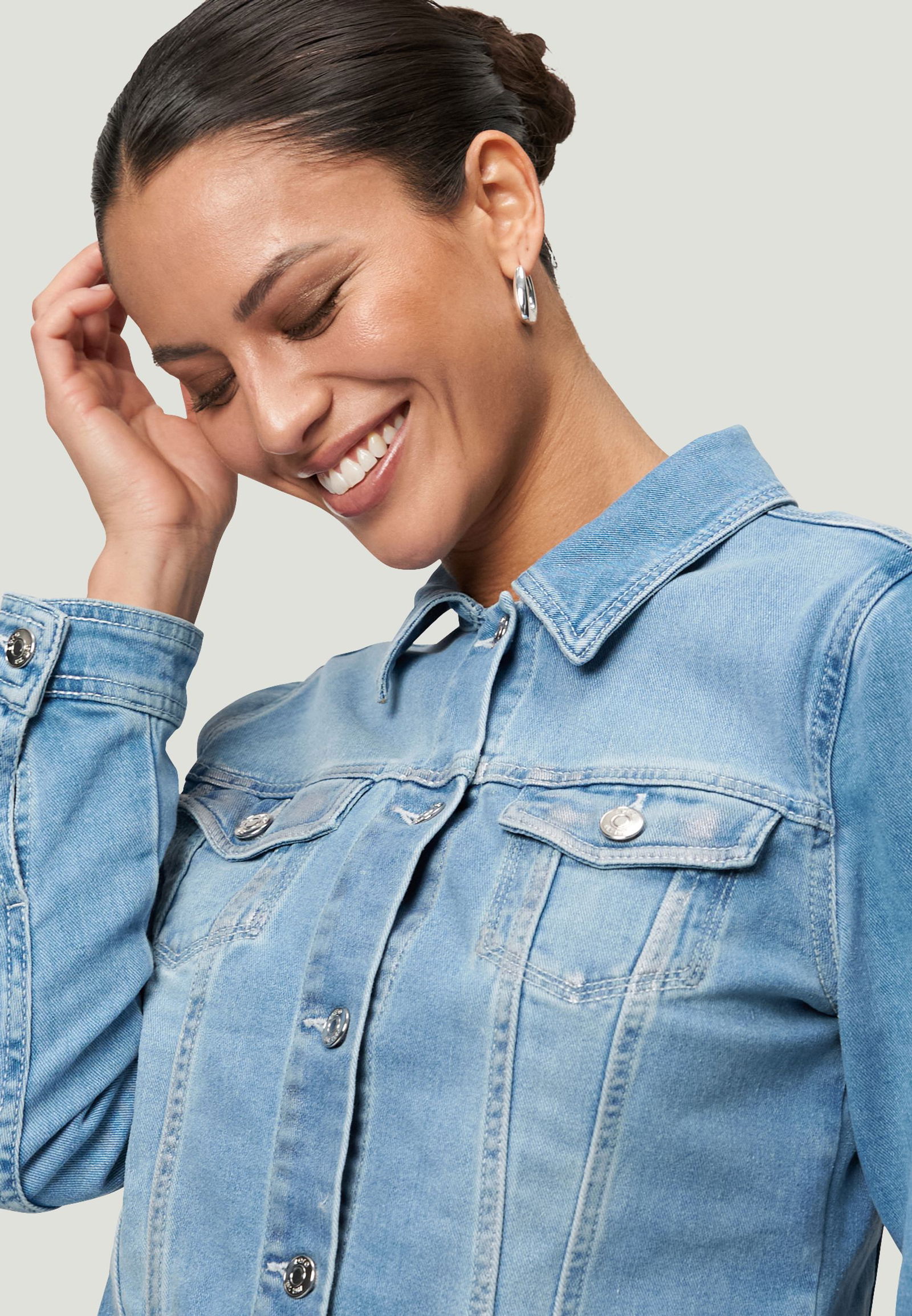 Zero | Zero Longblazer | 42 | light blue denim
