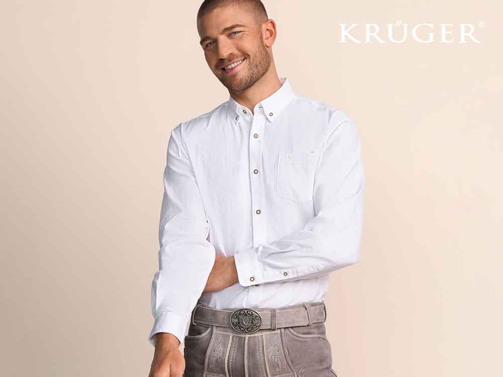 Trachtenhemden für Buam bei Modehaus Heinze