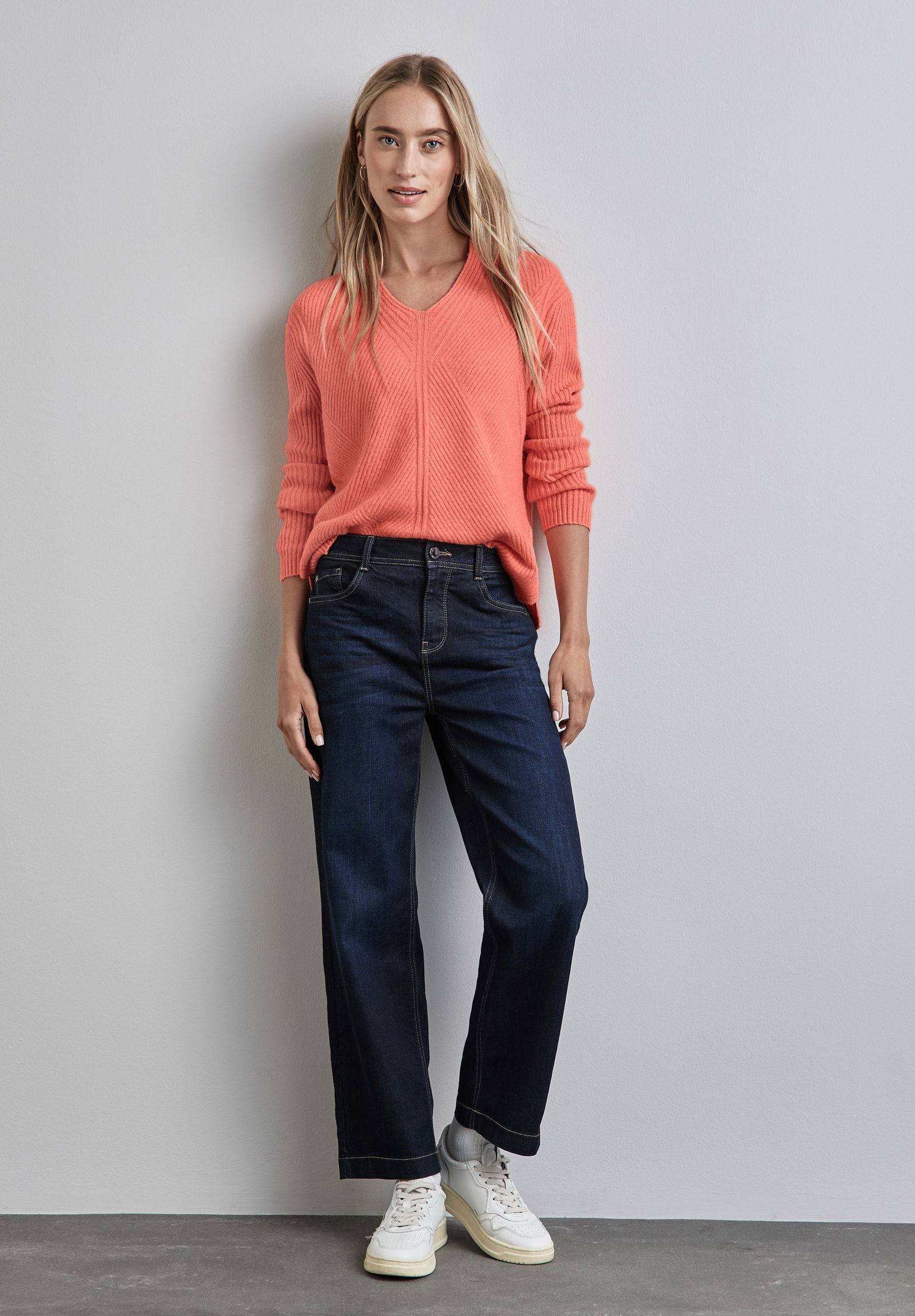 Street One | Street One Pullover | 38 | oak beige melange