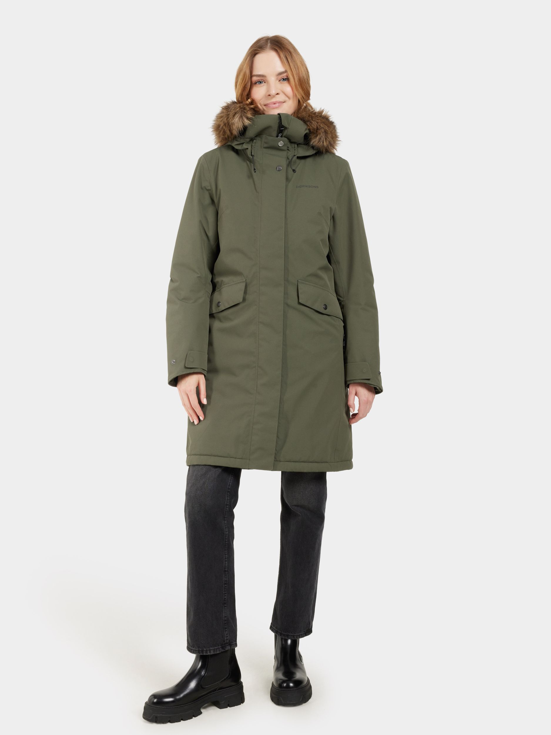 Didriksons |  Didriksons Parka ERIKA | 36 | deep green