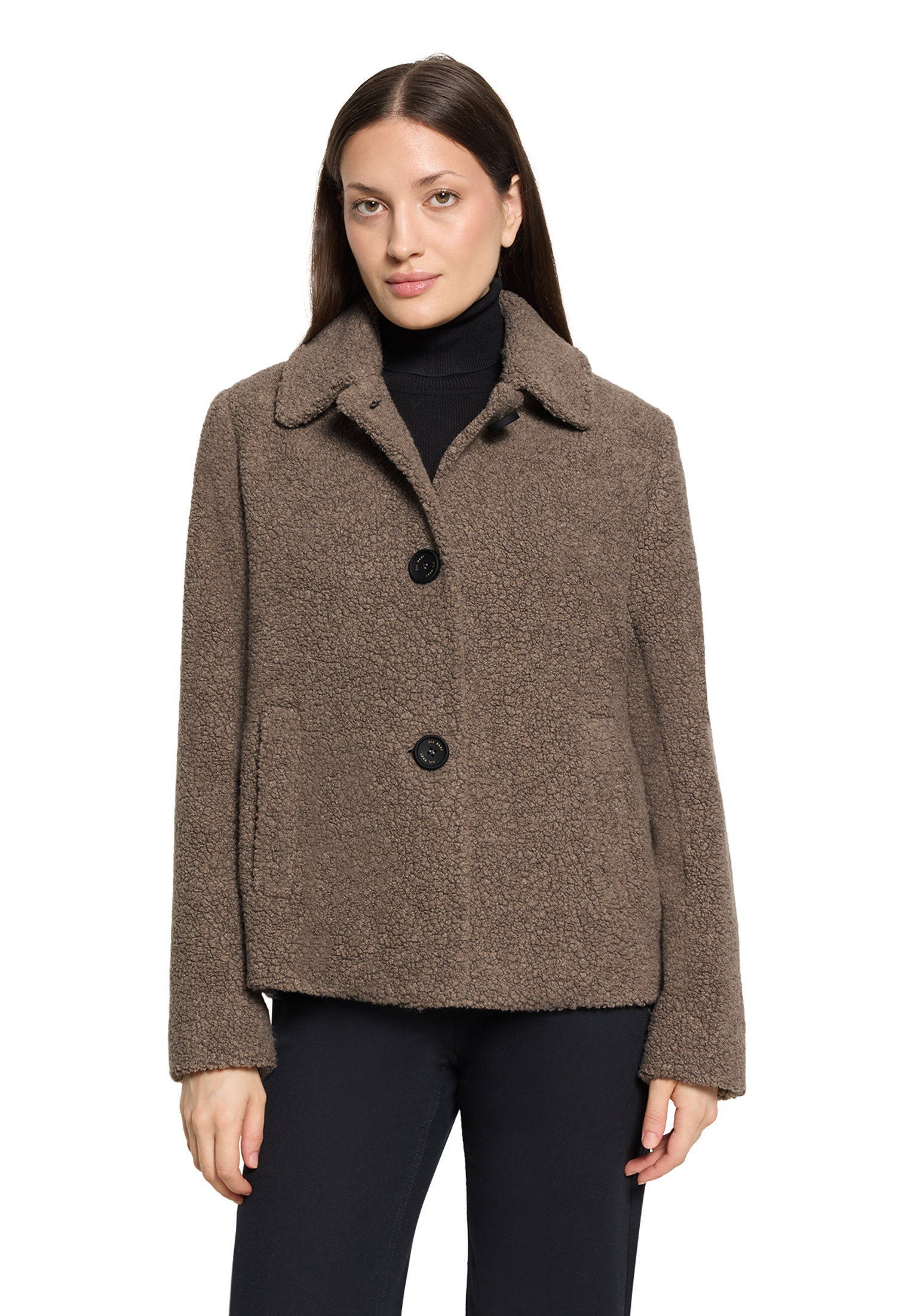 Jacke Wolle, Taupe Melange #3
