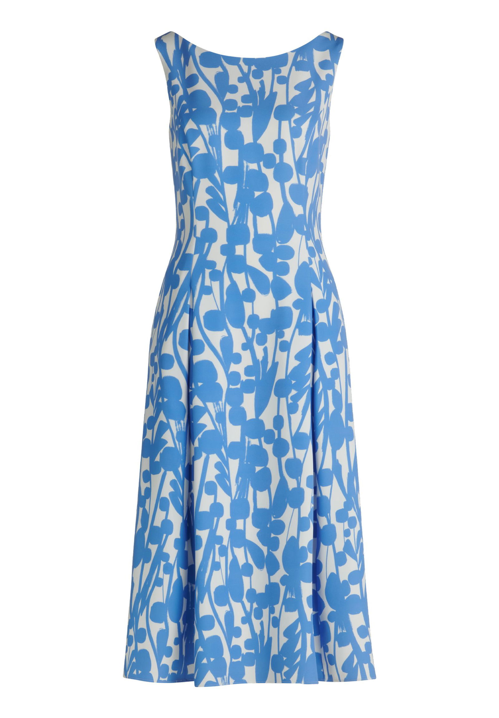 Vera Mont |  Vera Mont Cocktailkleid | 44 | weiß/dunkelblau