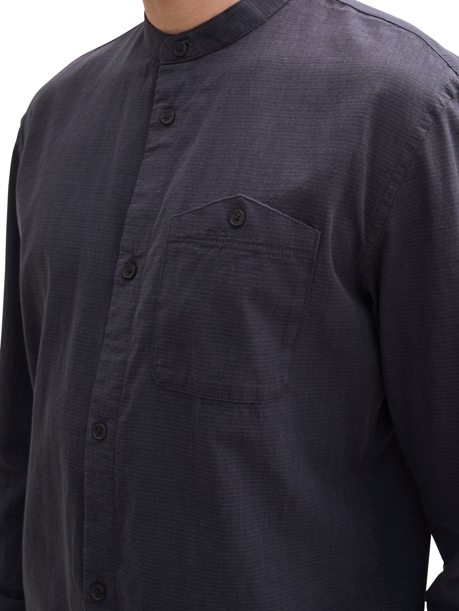structured shirt, navy herringbone structure #5