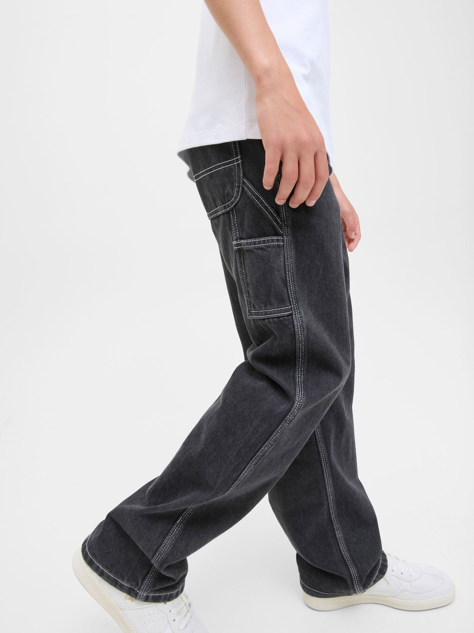 Jack&Jones |  JJIALEX JJCARPENTER AKM 143 SN JNR | 140 | black denim