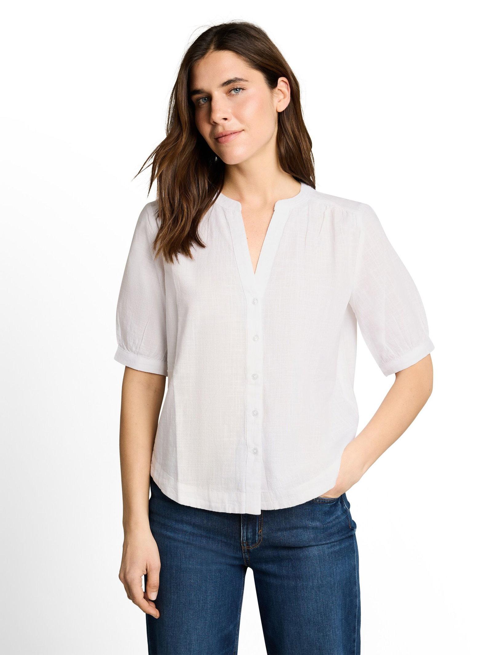 Tom Tailor |  Tom Tailor Businessbluse  | 40 | white