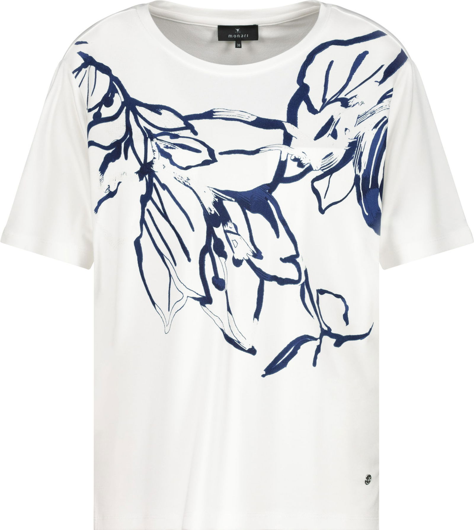 Monari |  T-Shirt, off-white | 42 | off-white