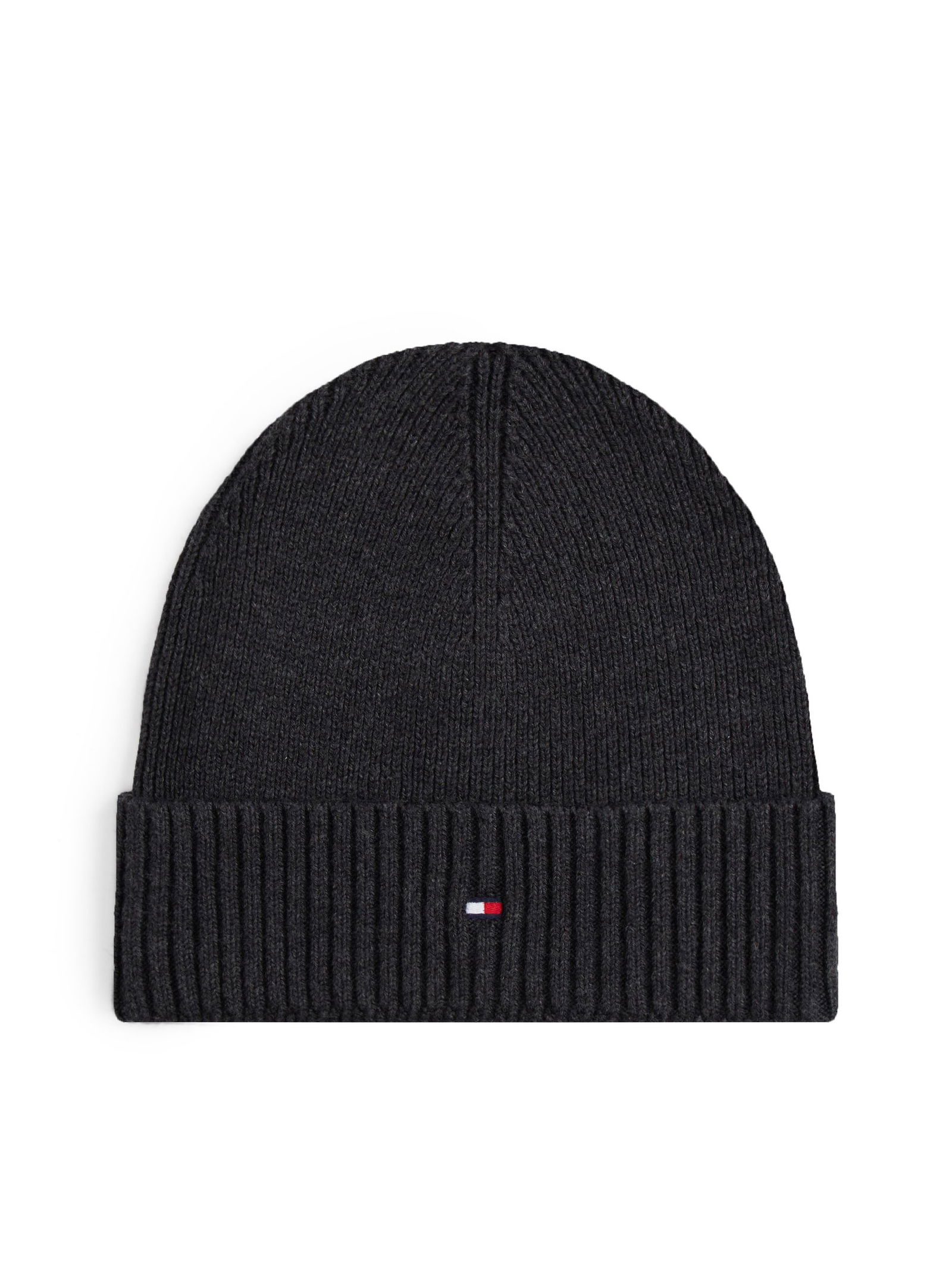 57305a25a6c0681b15f9eff89a8d9ba5 Tommy Hilfiger | Tommy Hilfiger Flag Cotton Beanie | OS | charcoal gray