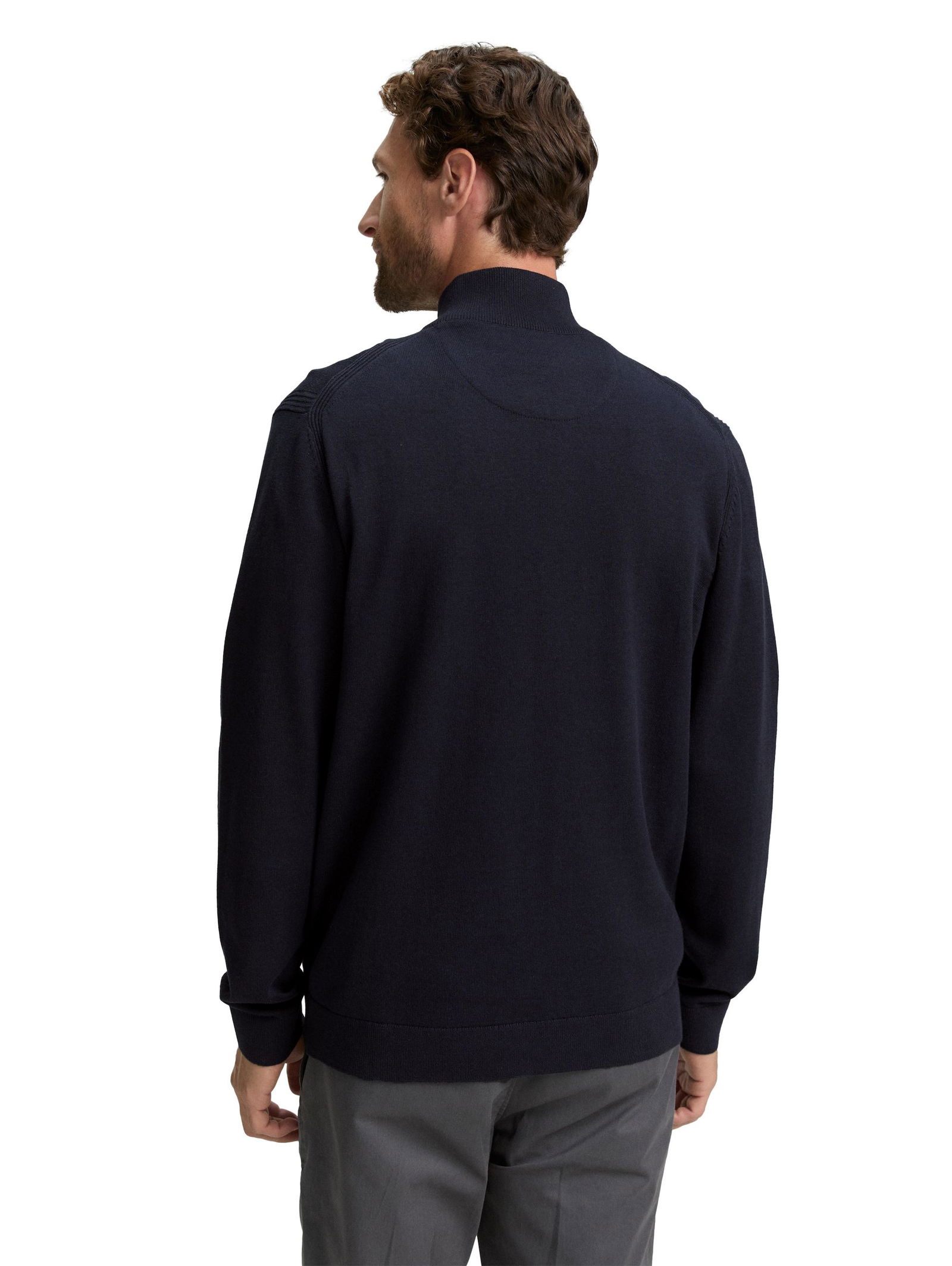 Tom Tailor | Tom Tailor Strickjacke | Cardigan | XL | knitted navy melange