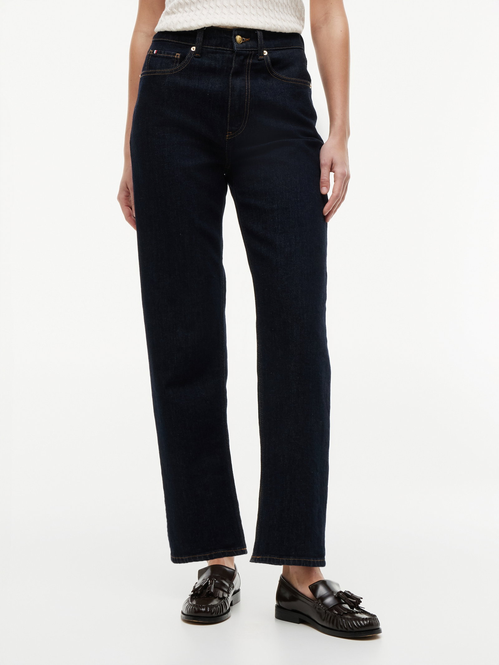 TAPERED RINSE HW ANKLE, DENIM #2