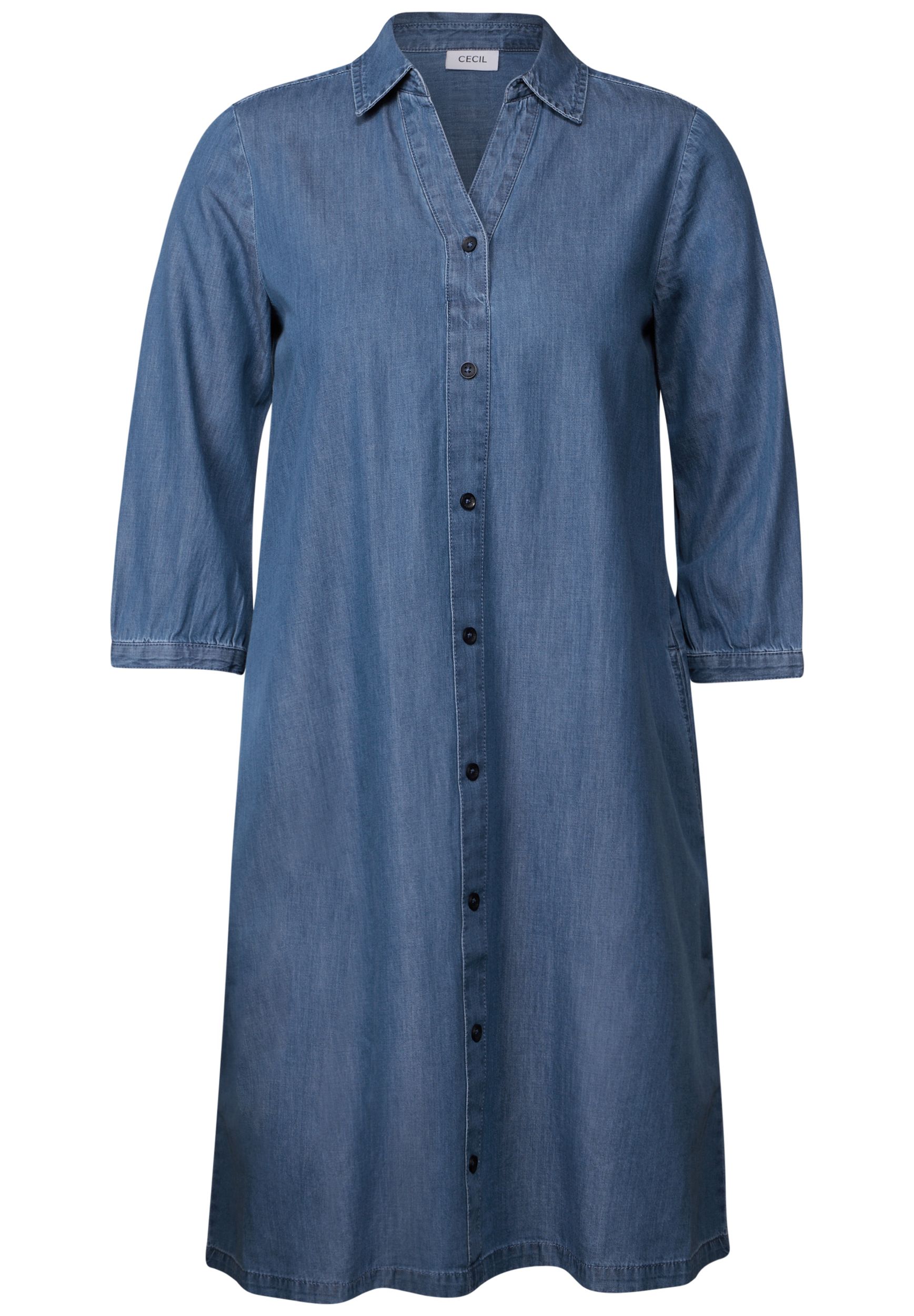 CECIL |  CECIL Freizeitkleid  | L | mid blue wash