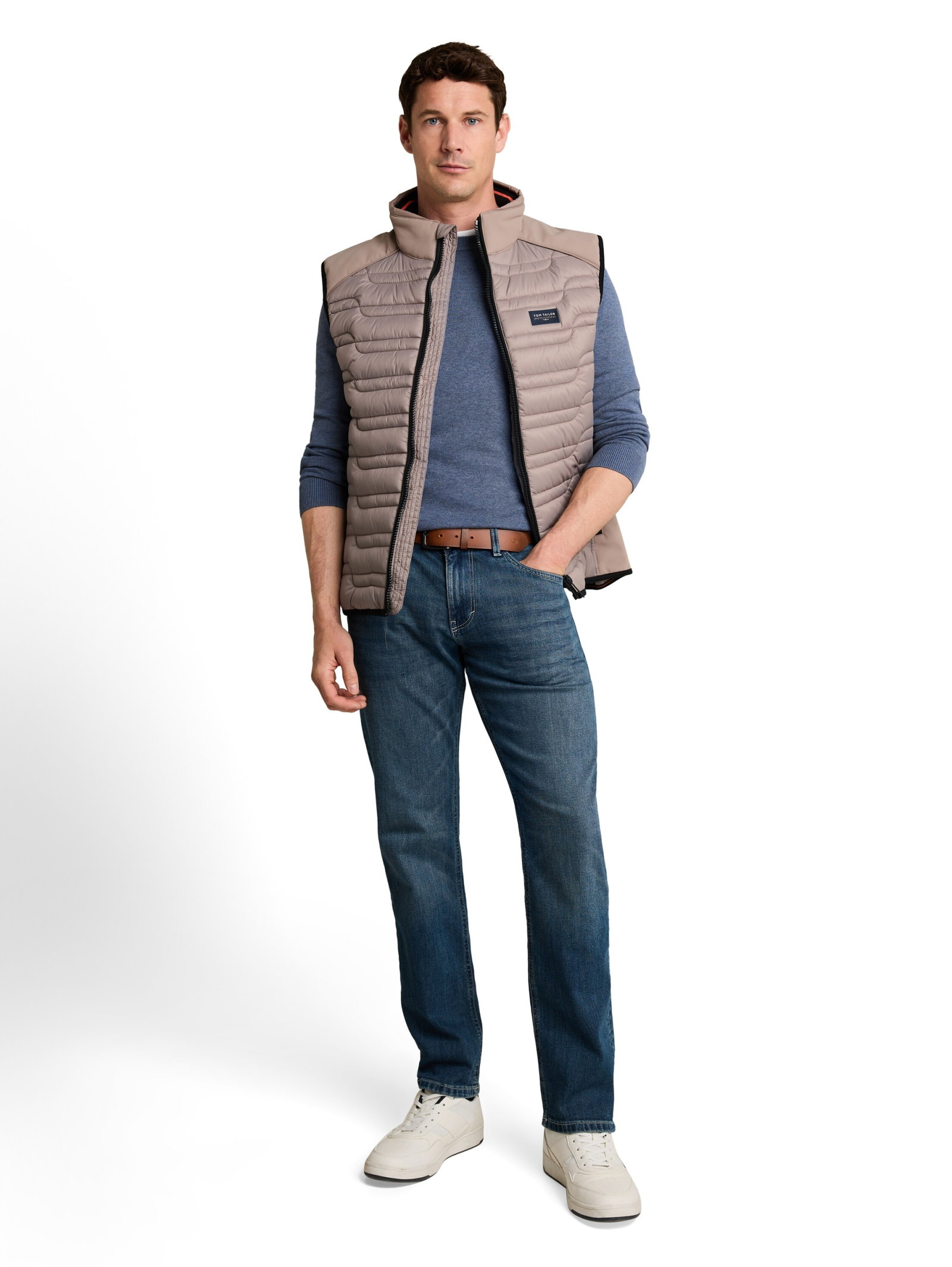 hybrid vest, Driftwood Taupe #3