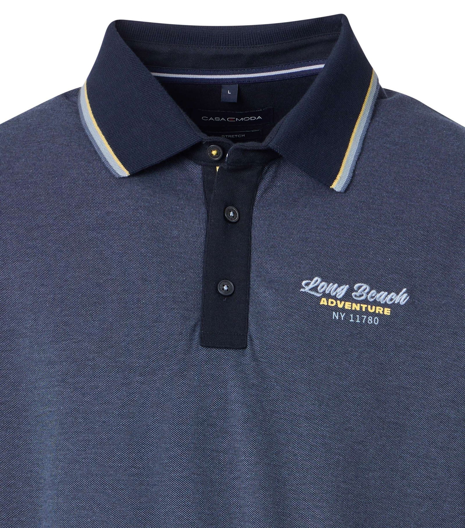 Casa Moda |  Casa Moda Poloshirt  | XL | blau