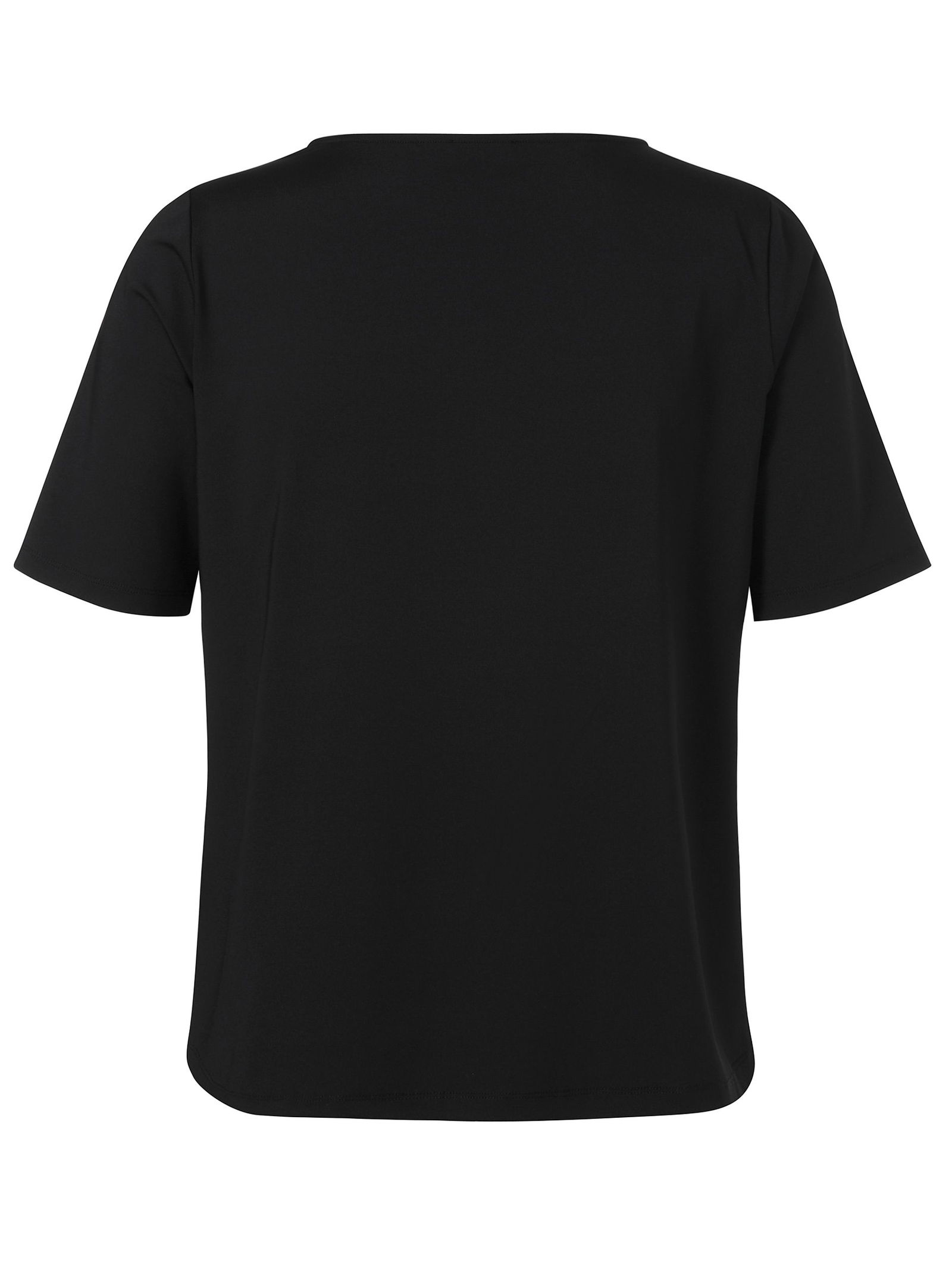 VIA APPIA DUE |  T-Shirt V-Ausschnitt 1/2 Arm Schmuck | 46 | schwarz