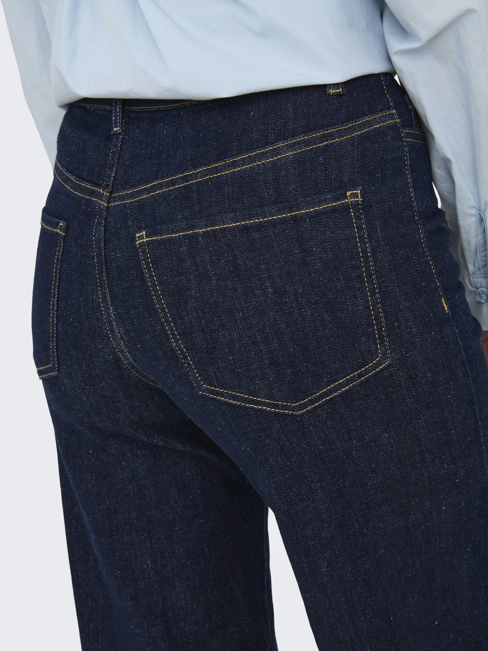 JDYFELINA-FINA HW WIDE RINSE JNSDNM, Dark Blue Denim/RINSE BLUE DENIM #6