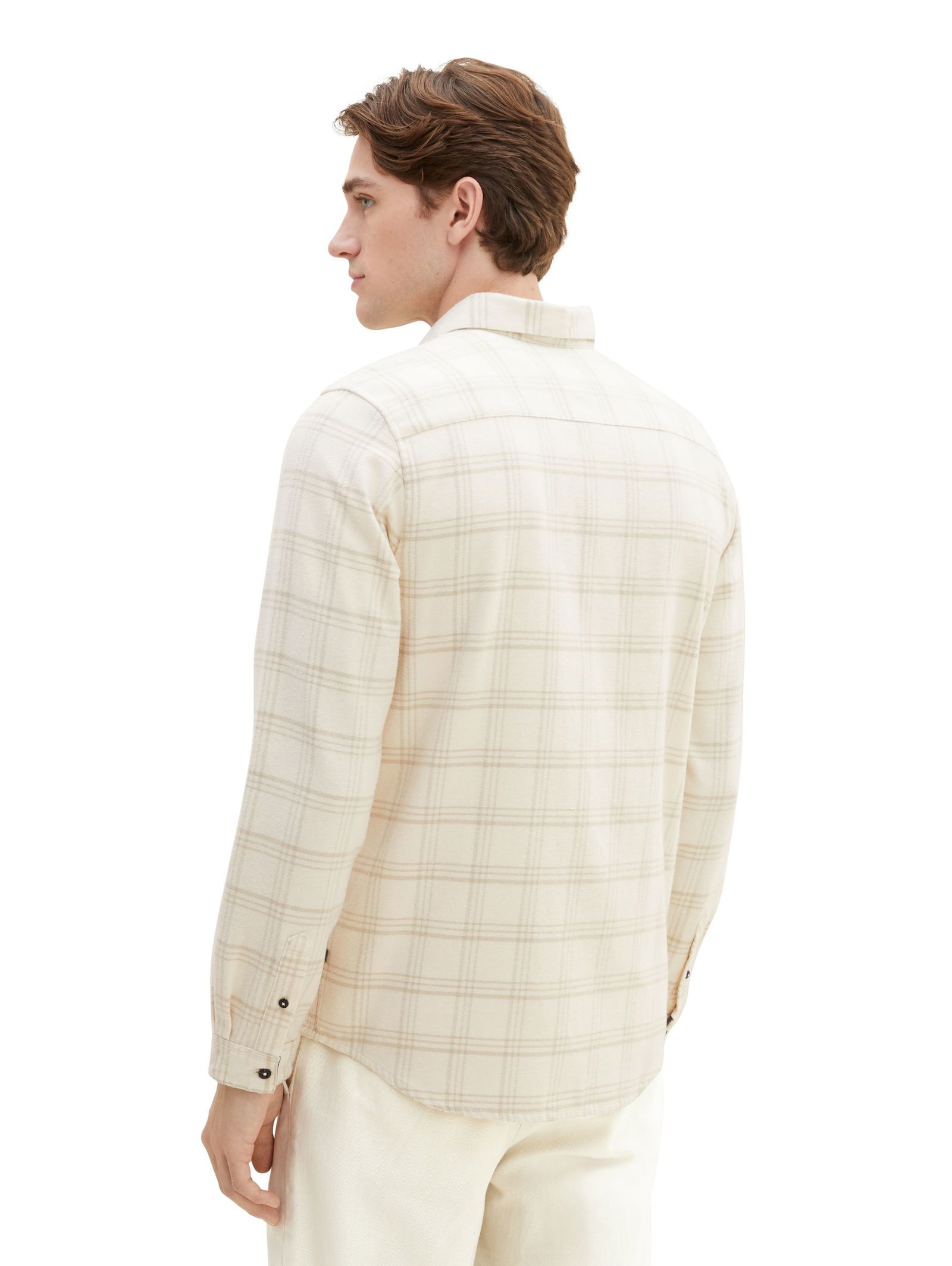 Tom Tailor |  Hemd mit Karomuster | XXXL | beige tonal check
