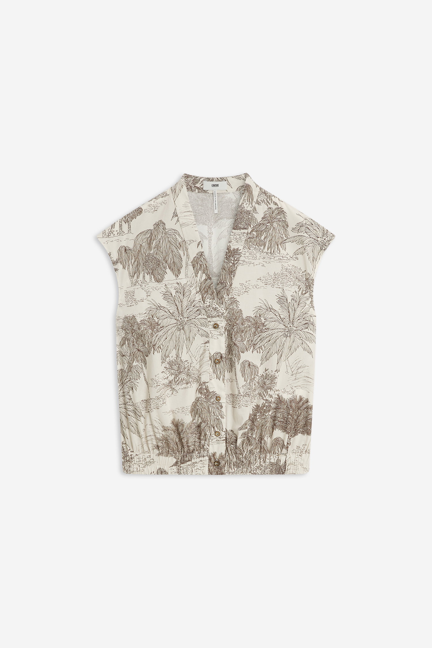 Cinque Bluse mit Print "Cipelvino" #1