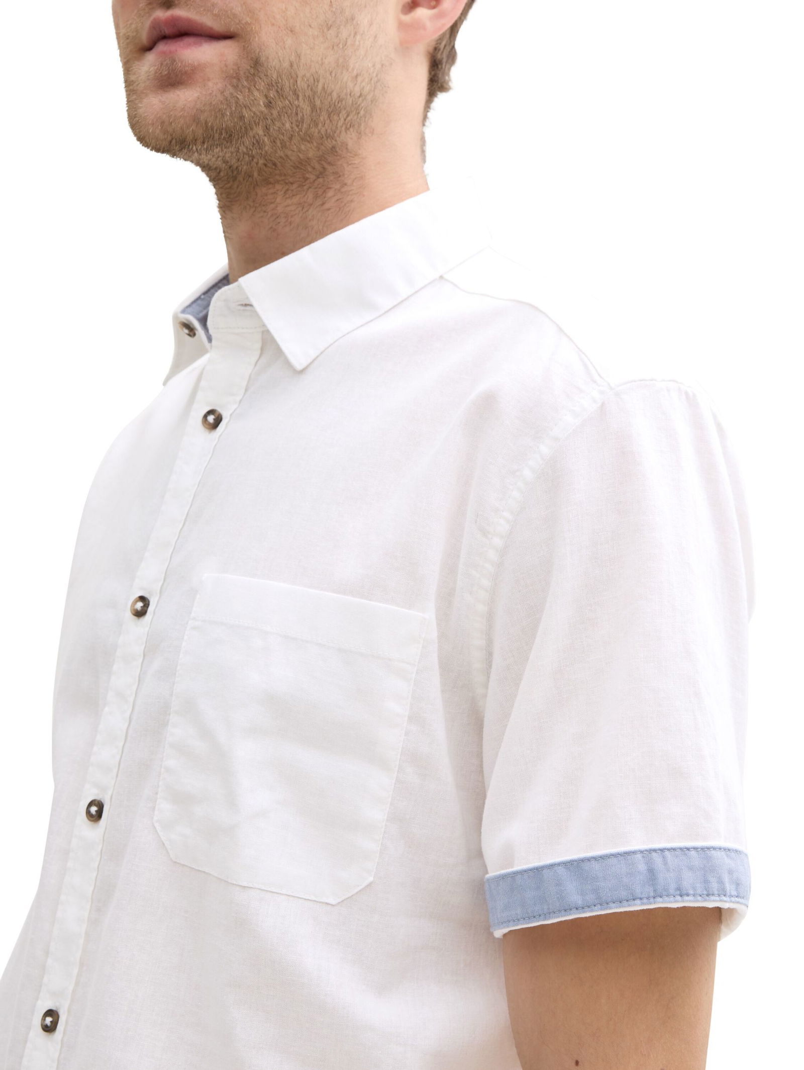 Tom Tailor | Tom Tailor Hemd Slim Fit | L | white