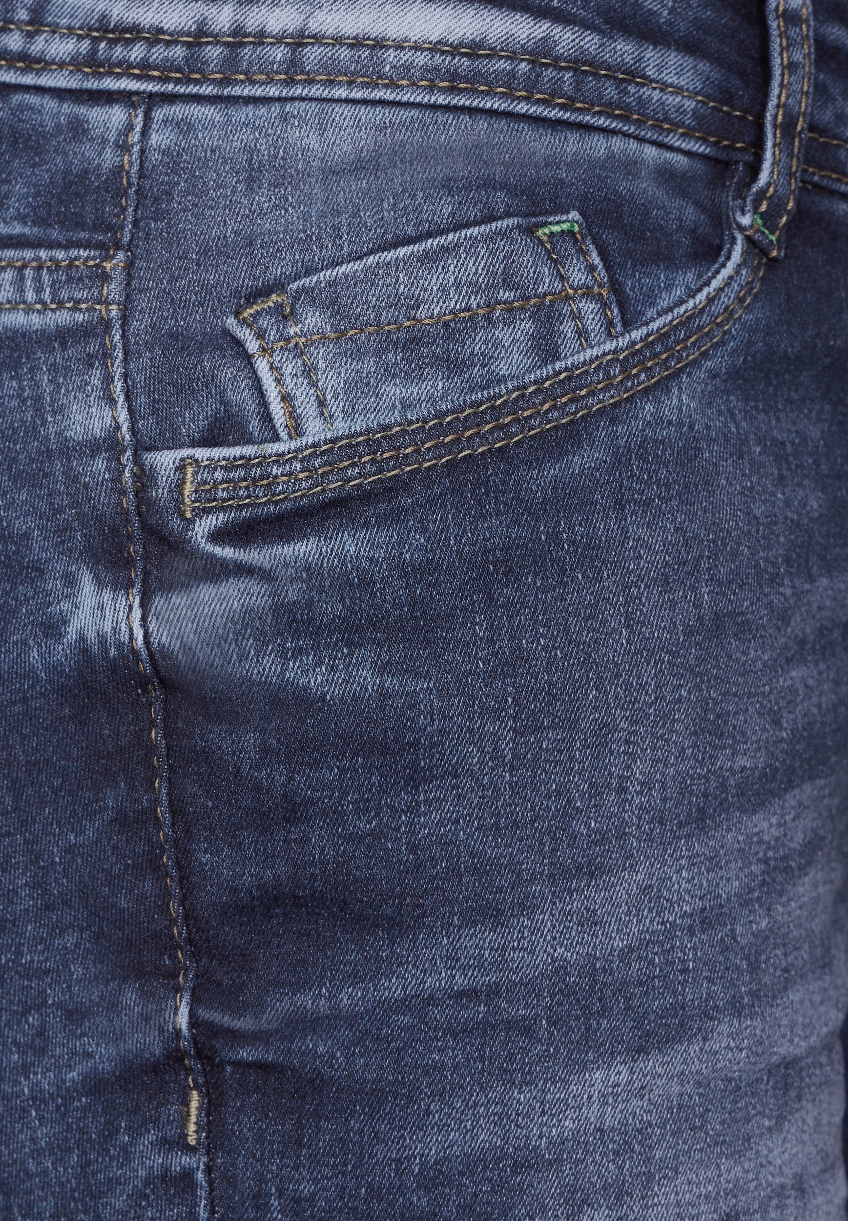 CECIL |  CECIL Slim Jeans  | 33/28 | mid blue wash